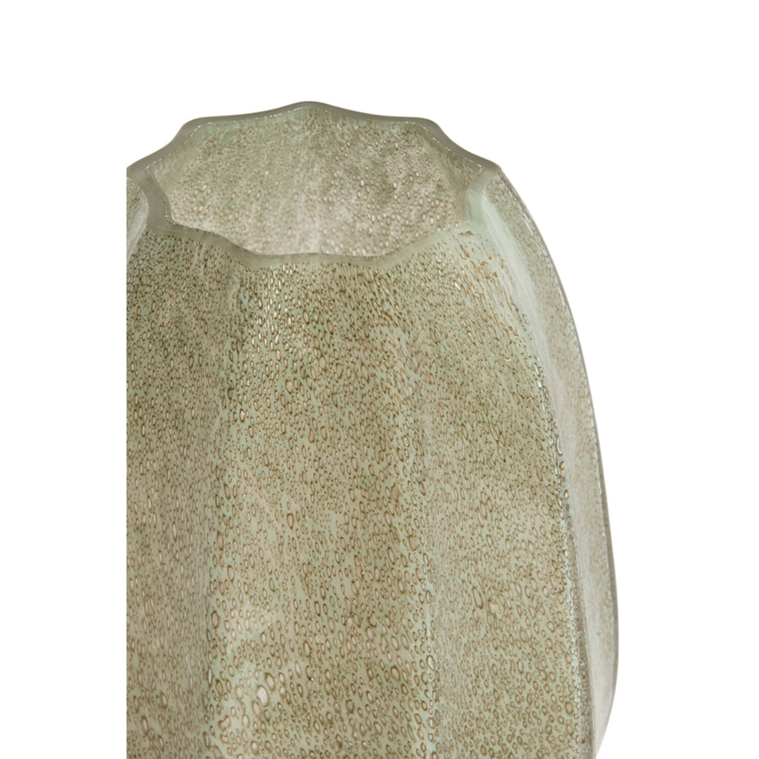 Vase Ø17x23,5 cm BRADLEY glass grey-green