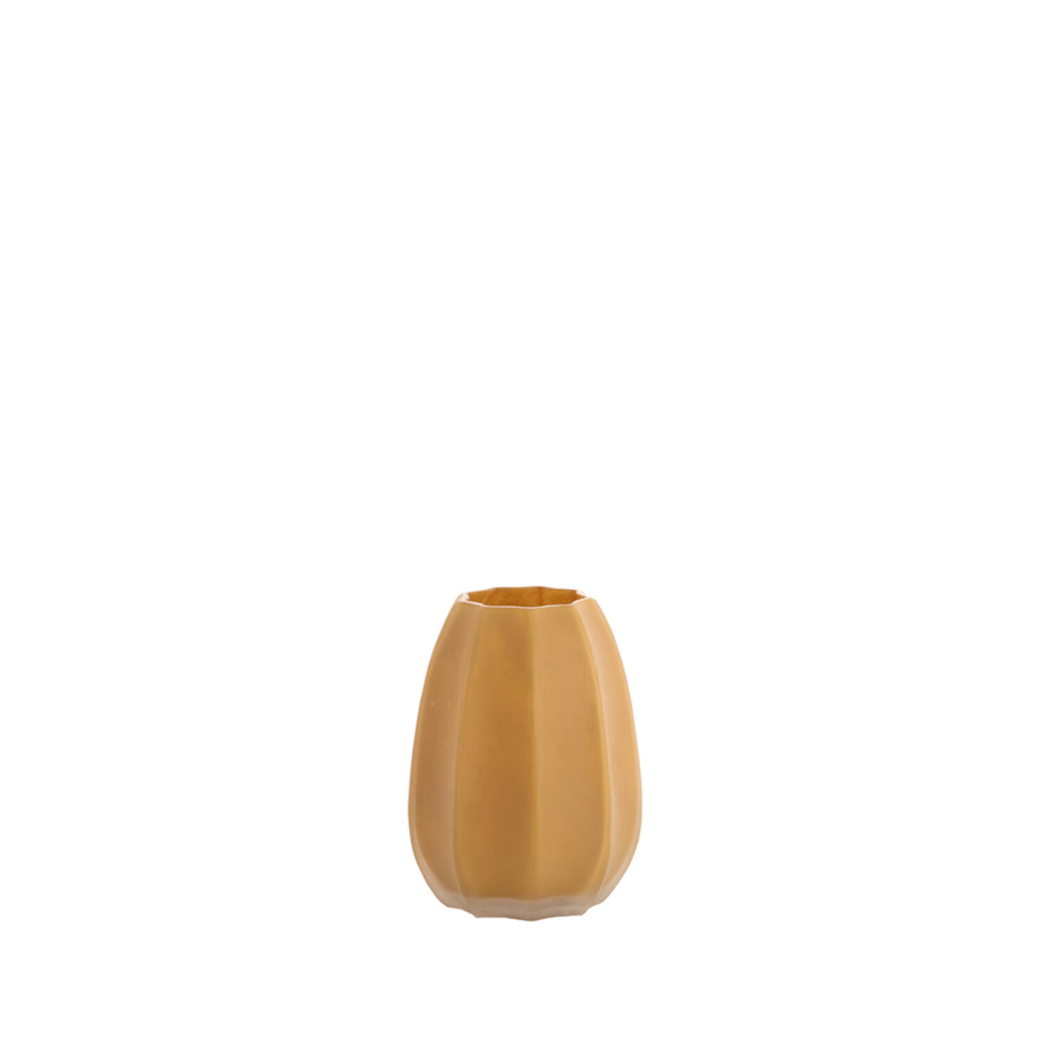 Vase Ø17x23,5 cm BRADLEY glass caramel