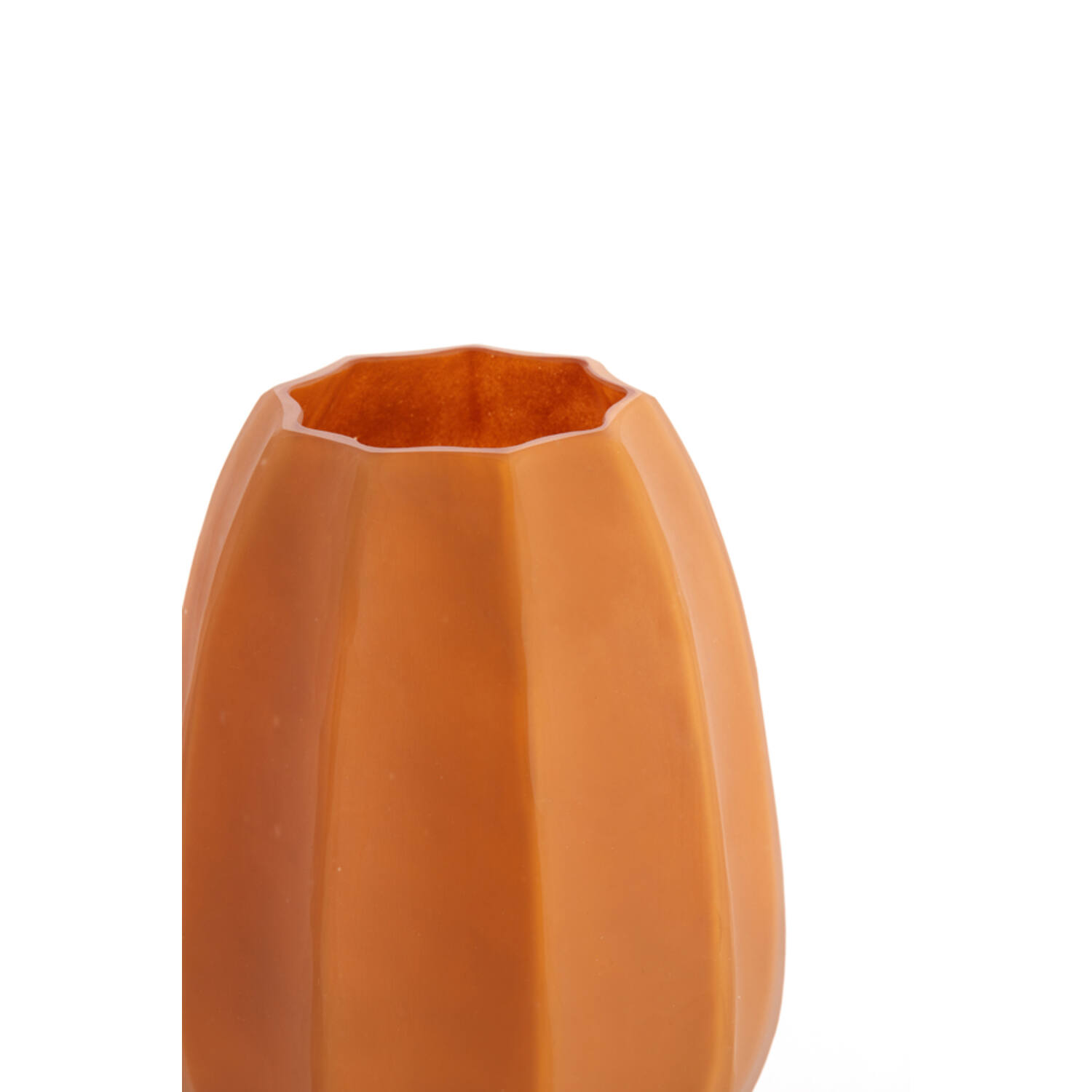 Vase Ø17x23,5 cm BRADLEY glass caramel