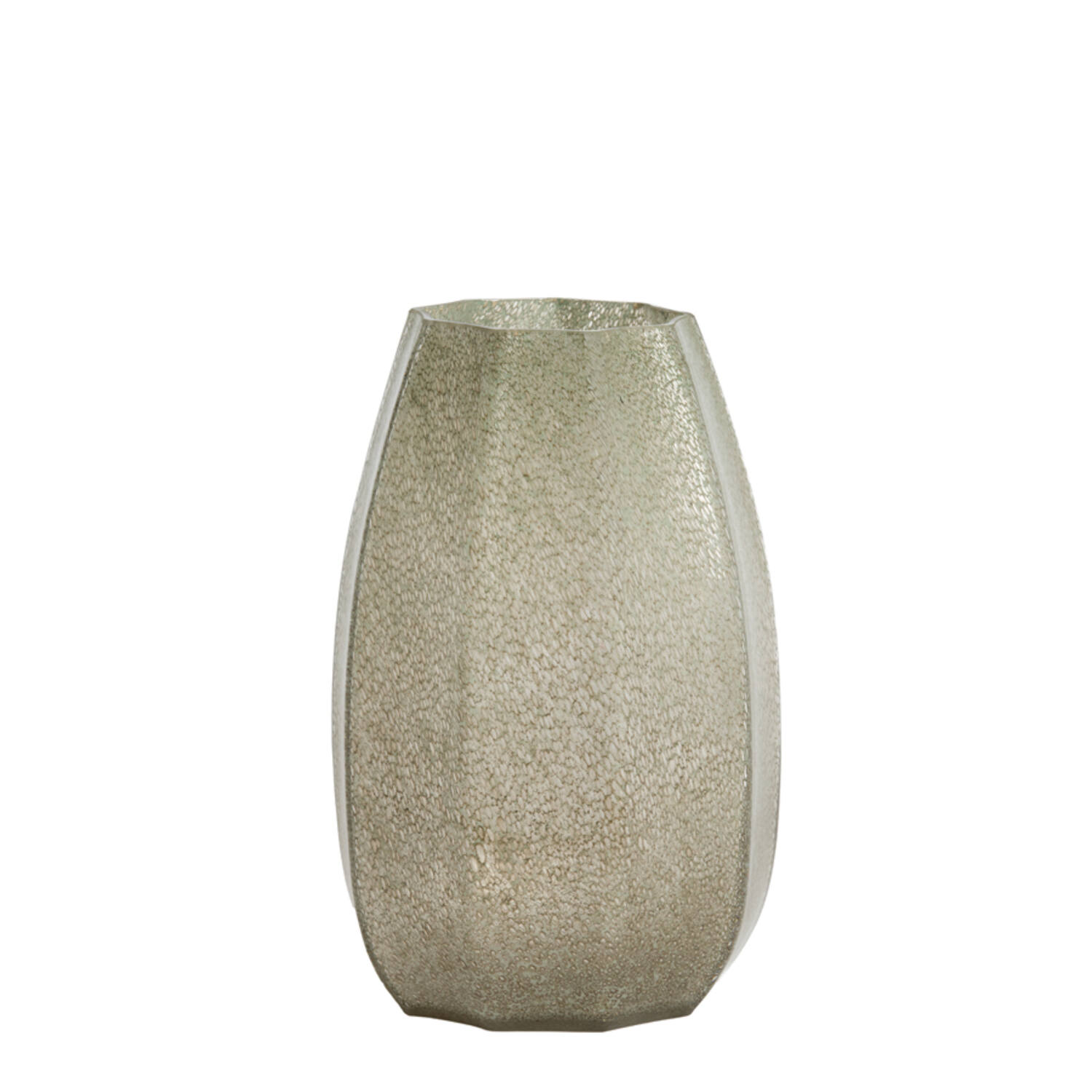 Vase Ø23x38 cm BRADLEY glass grey-green