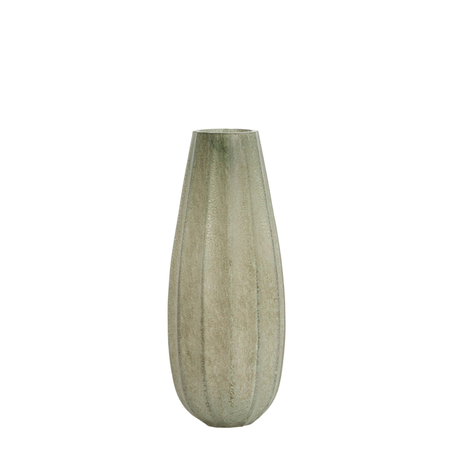 Vase Ø17,5x44,5 cm BRADLEY glass grey-green