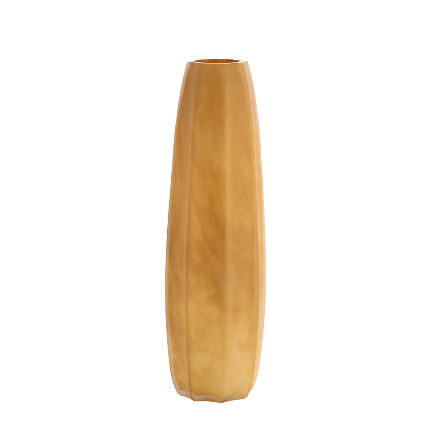 Vase Ø17x60 cm BRADLEY glass caramel
