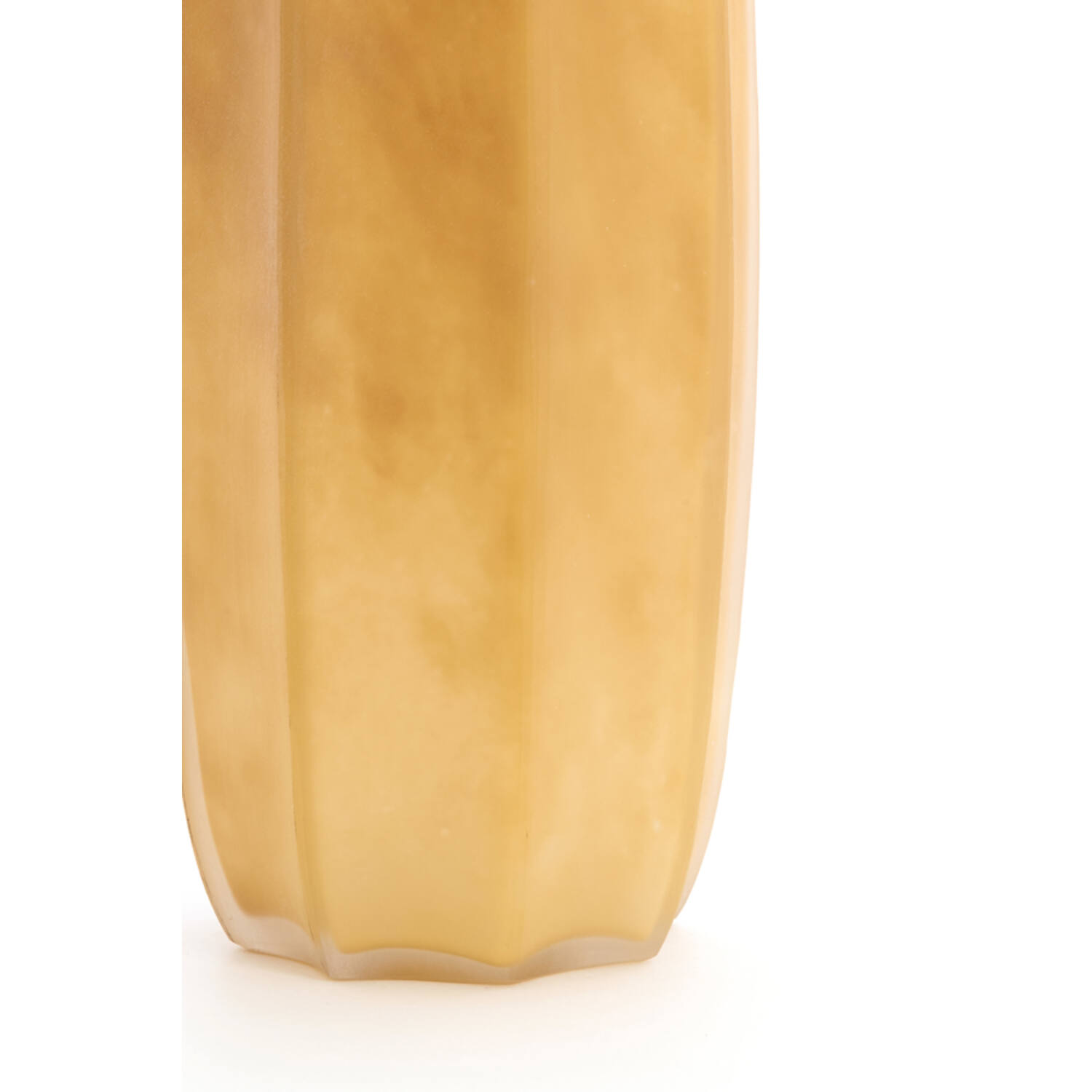 Vase Ø17x60 cm BRADLEY glass caramel