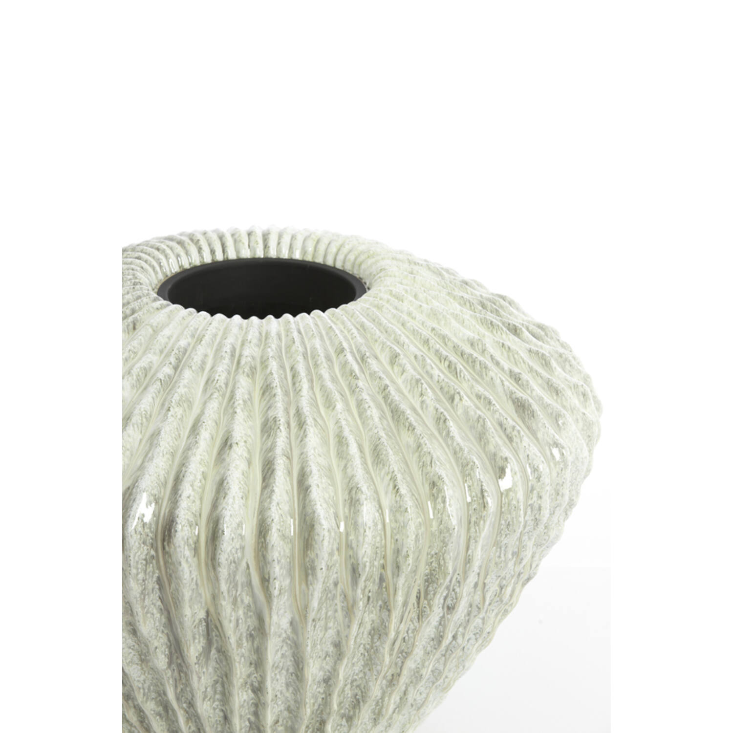 Pot deco Ø66x53 cm CACTI shiny mint green