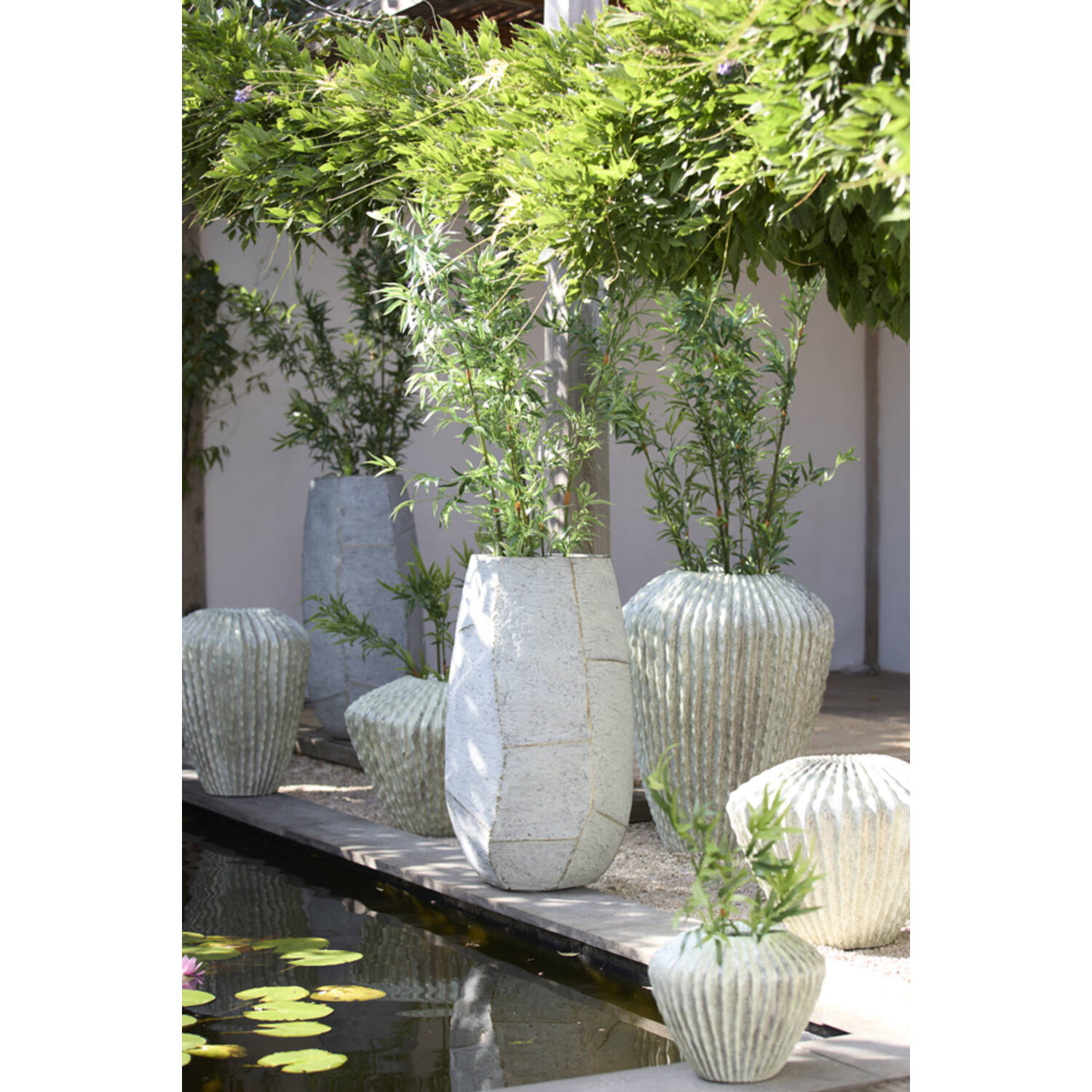 Pot deco Ø66x53 cm CACTI shiny mint green