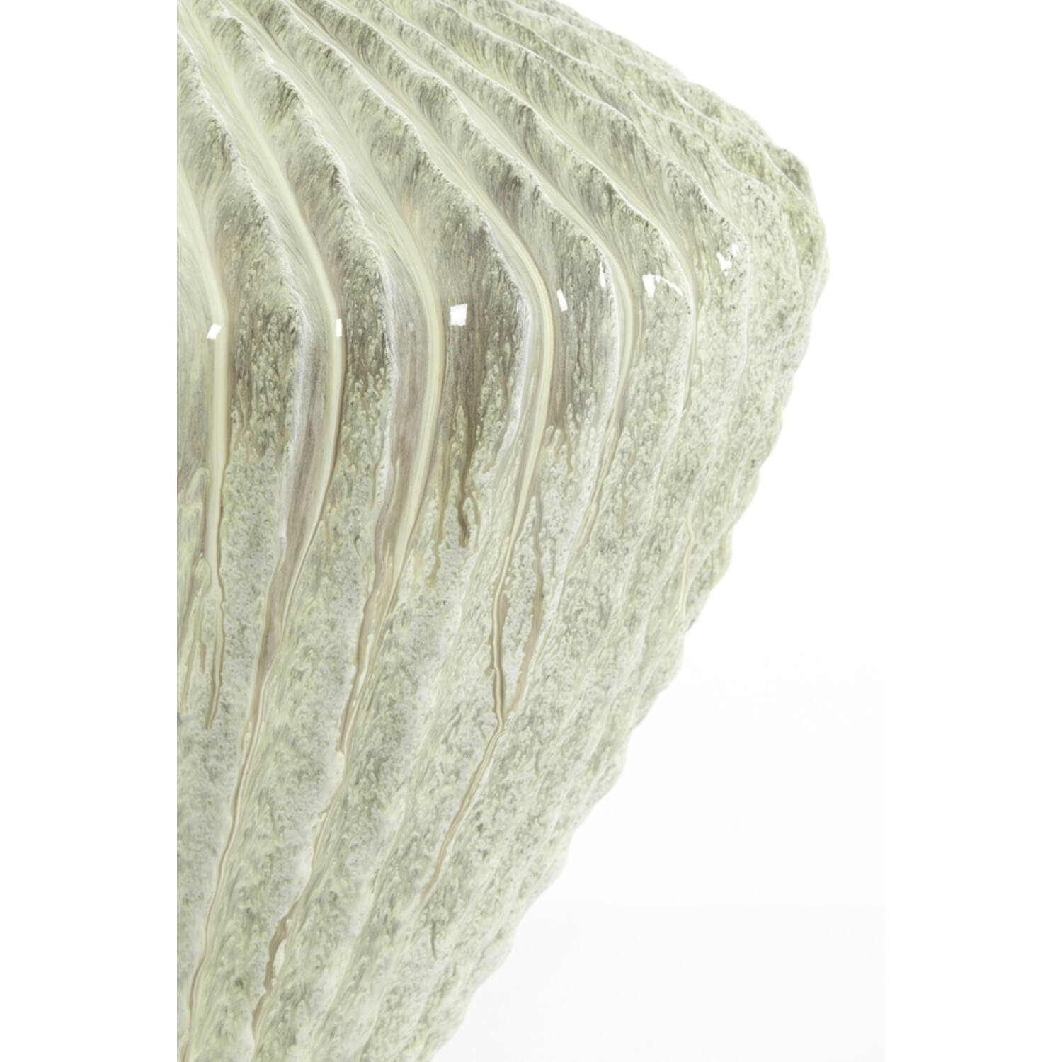 Vaas deco Ø55x45 cm CACTI glans mint groen