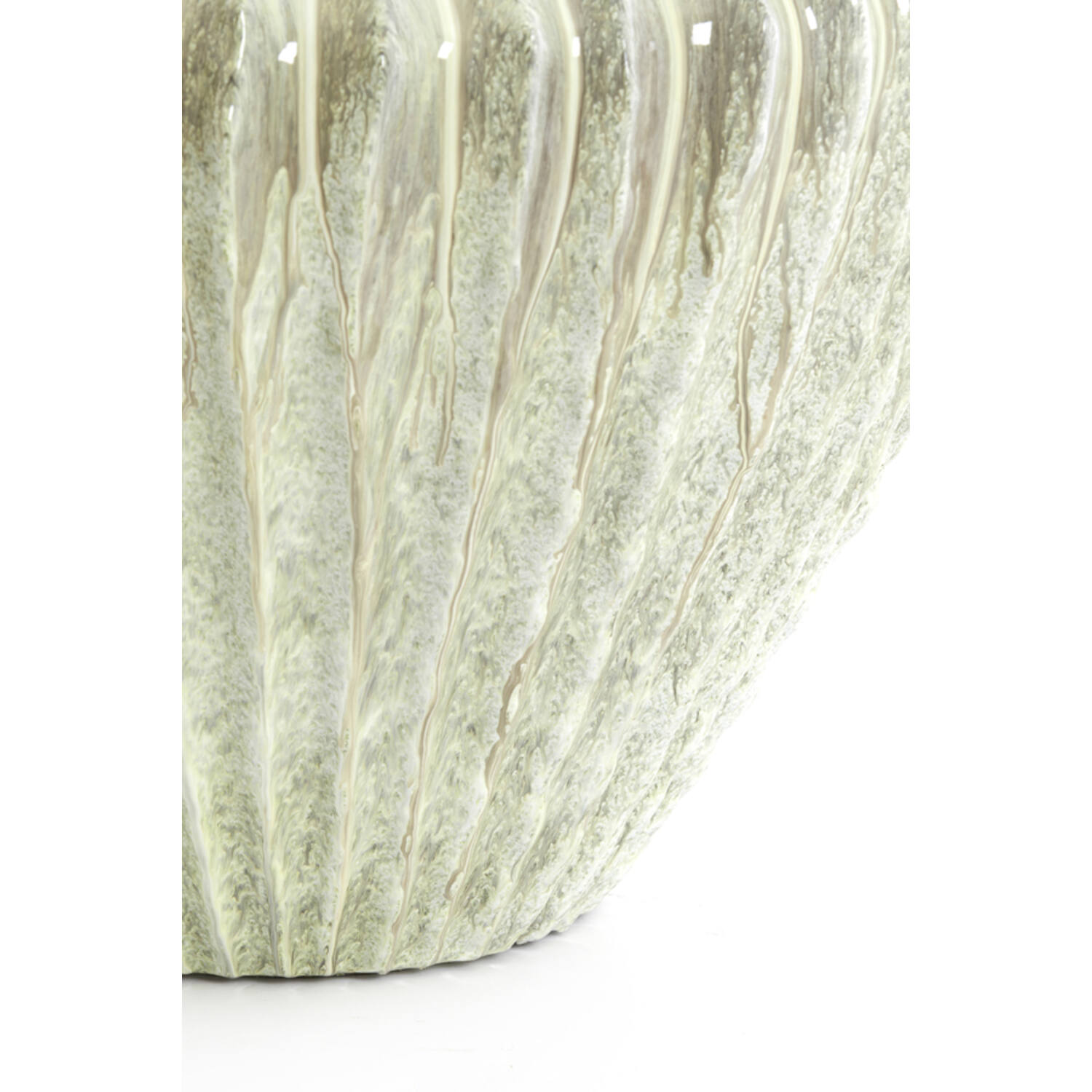 Vaas deco Ø55x45 cm CACTI glans mint groen
