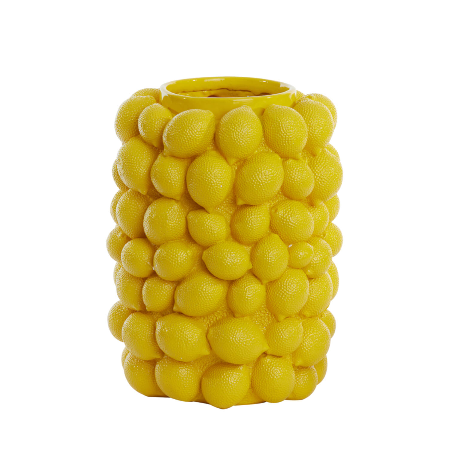 Vase Deko Ø31x41 cm LEMON gelb (5845262), Light & Living | Wohnaccessoires