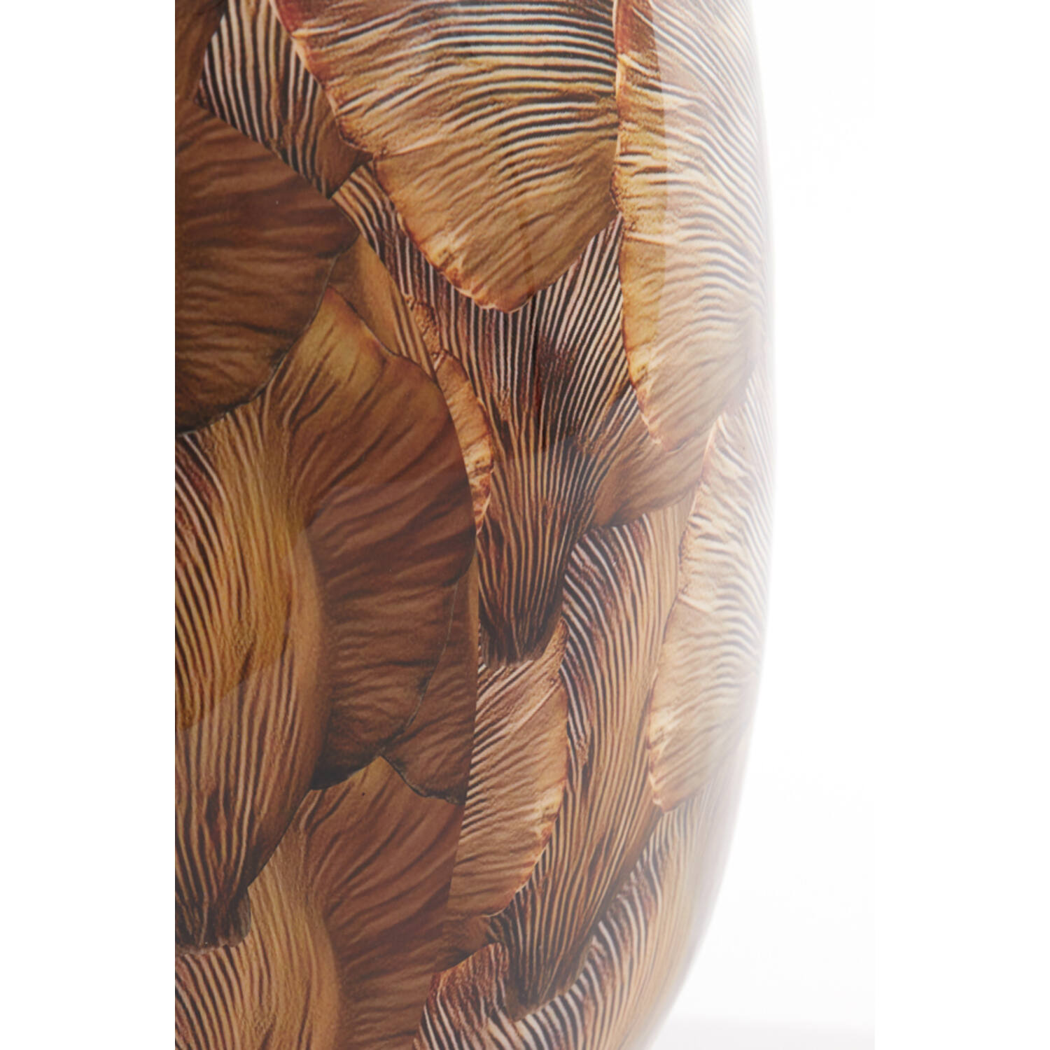 Vase deco Ø37x40 cm MILOS brown-light brown