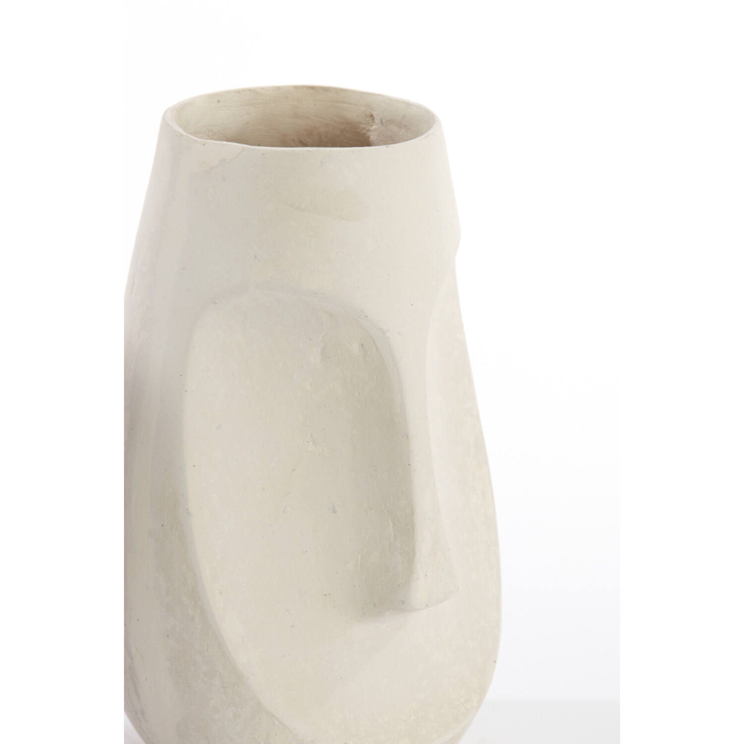 Pot deco Ø18x29,5 cm FACE naturel