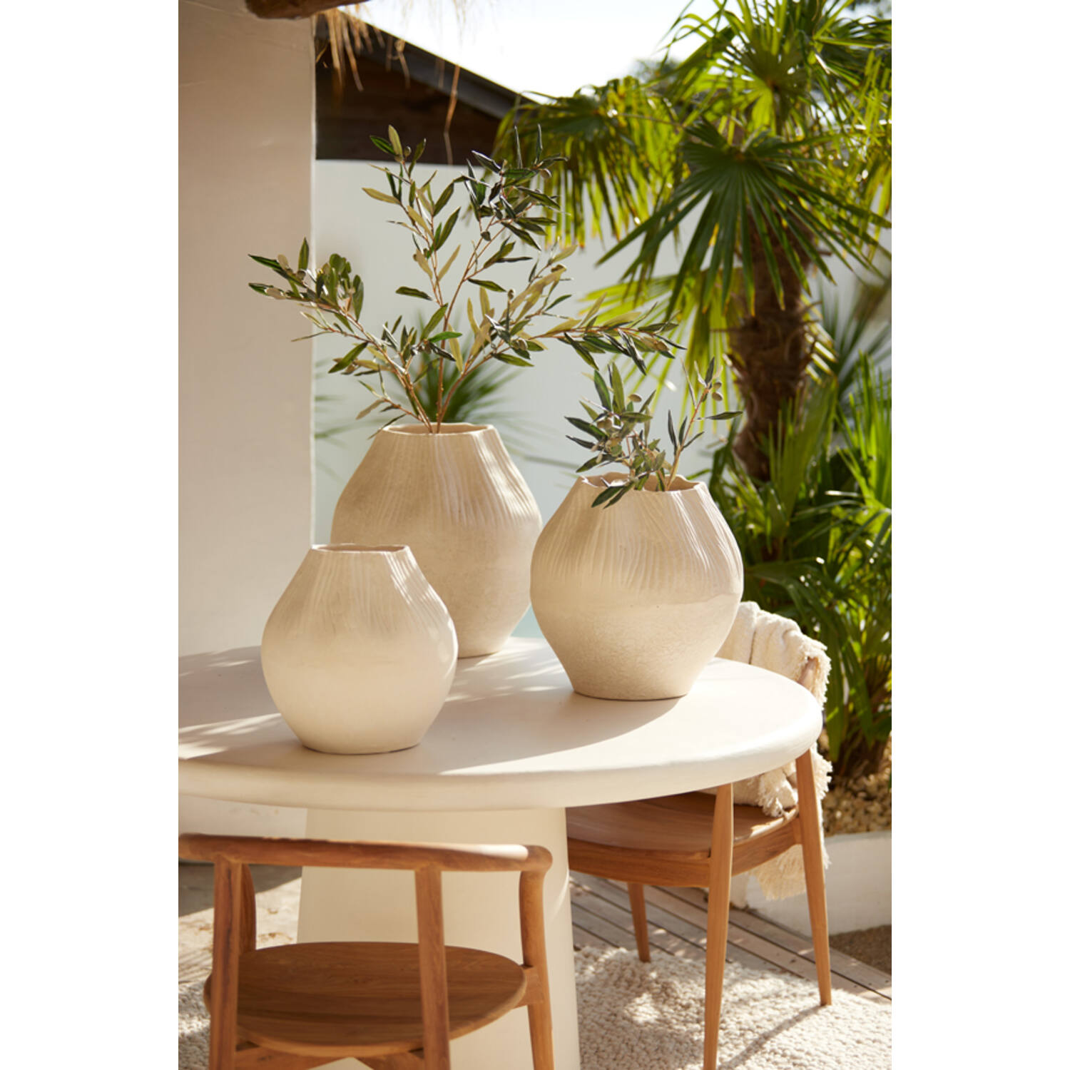 Pot deco Ø30,5x32 cm ACDA naturel