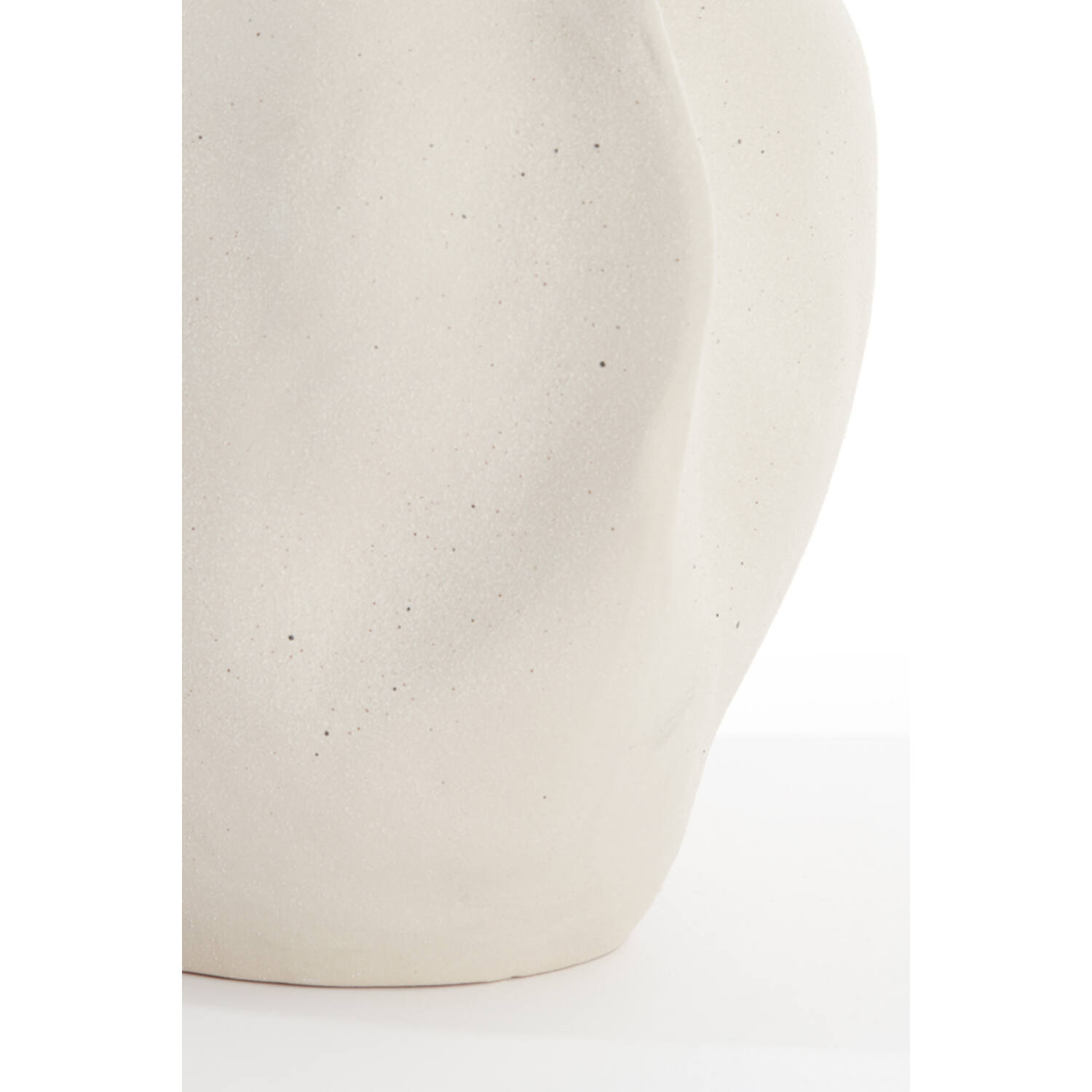 Vaas deco 33,5x33x22,5 cm SANGULI keramiek crème