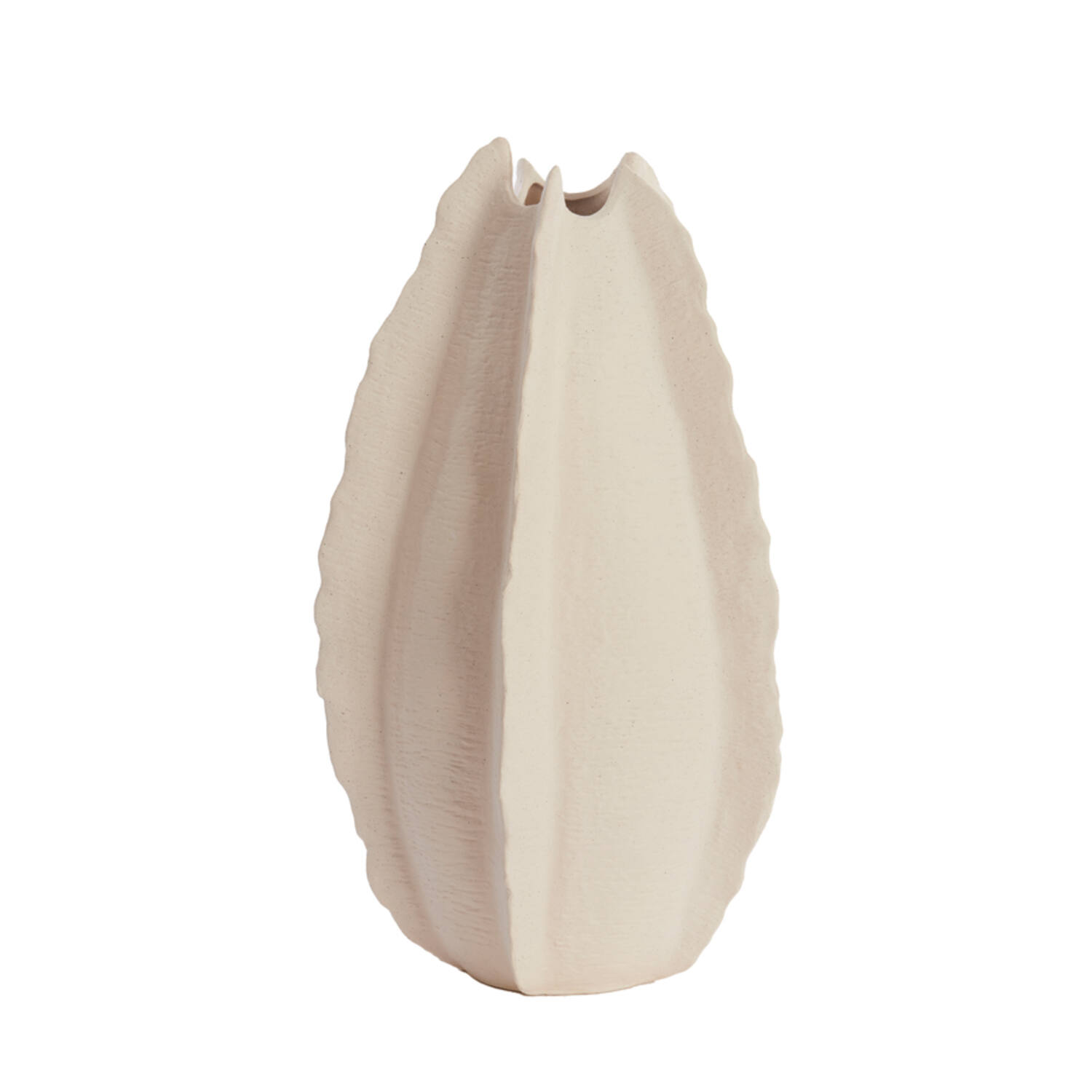 Vase deco 37x36x66,5 cm KELAPA ceramics cream