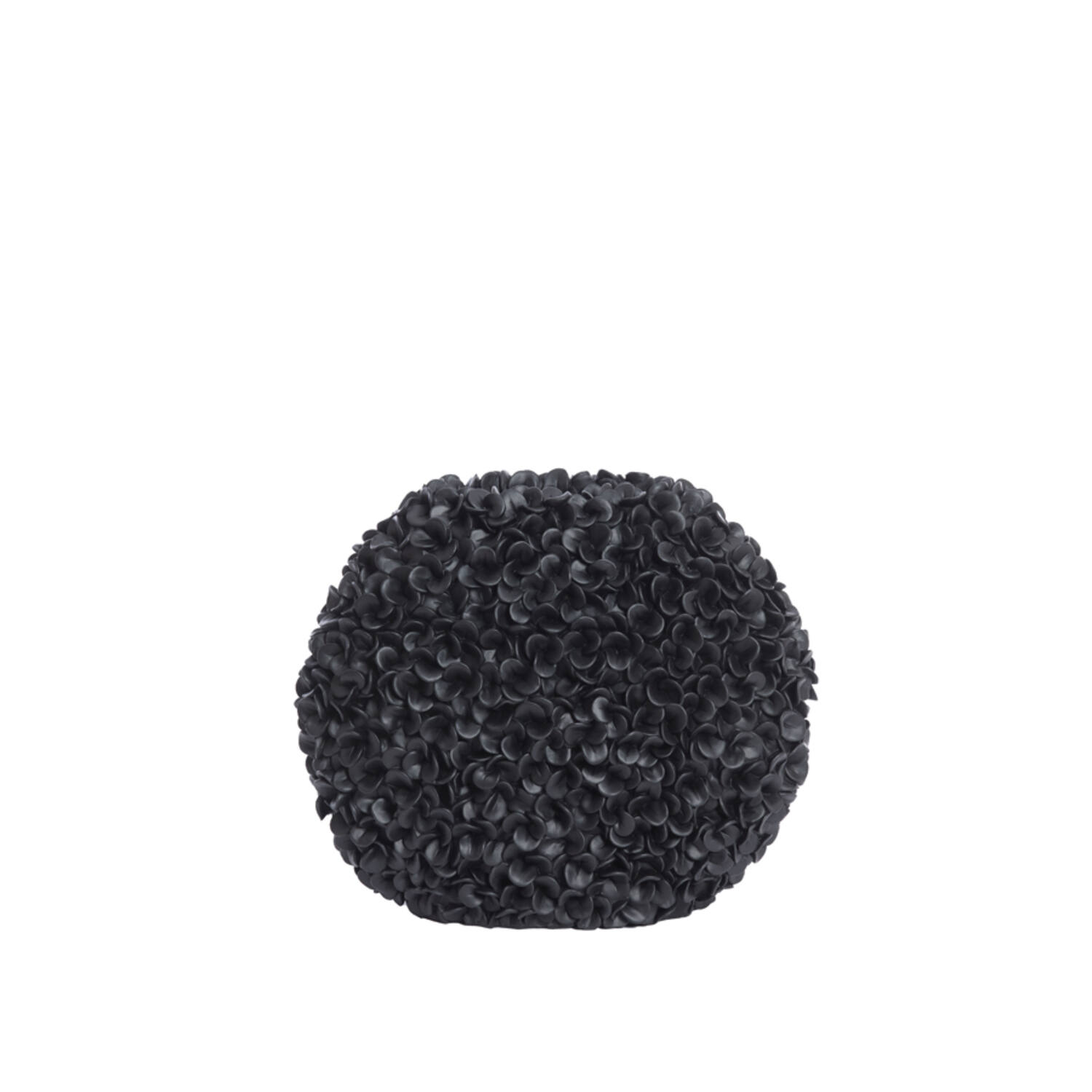 Vaas deco 44x20,5x38,5 cm PHYLIA mat zwart