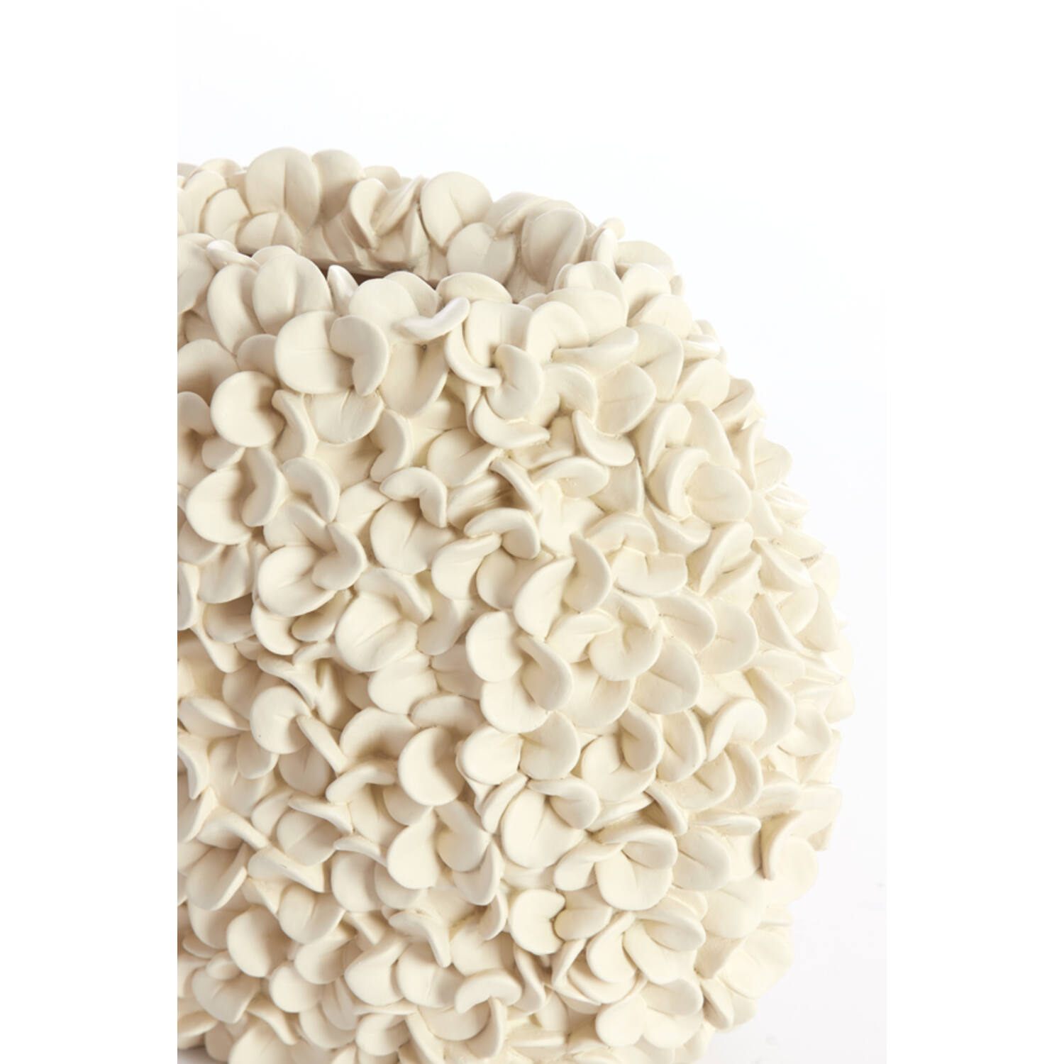Vaas deco 52x23x46,5 cm PHYLIA crème