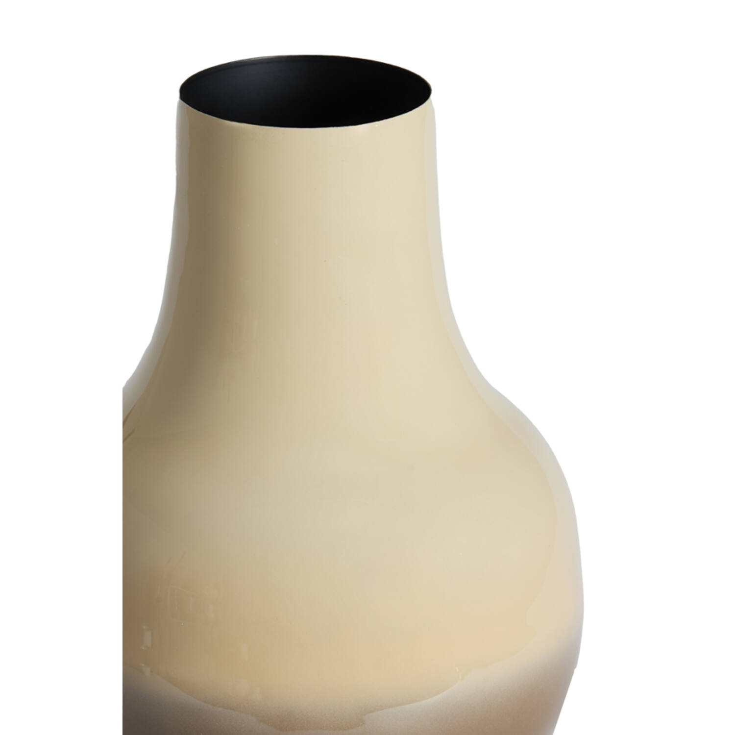 Vase deco Ø22,5x41,5 cm SINDO taupe+dark brown