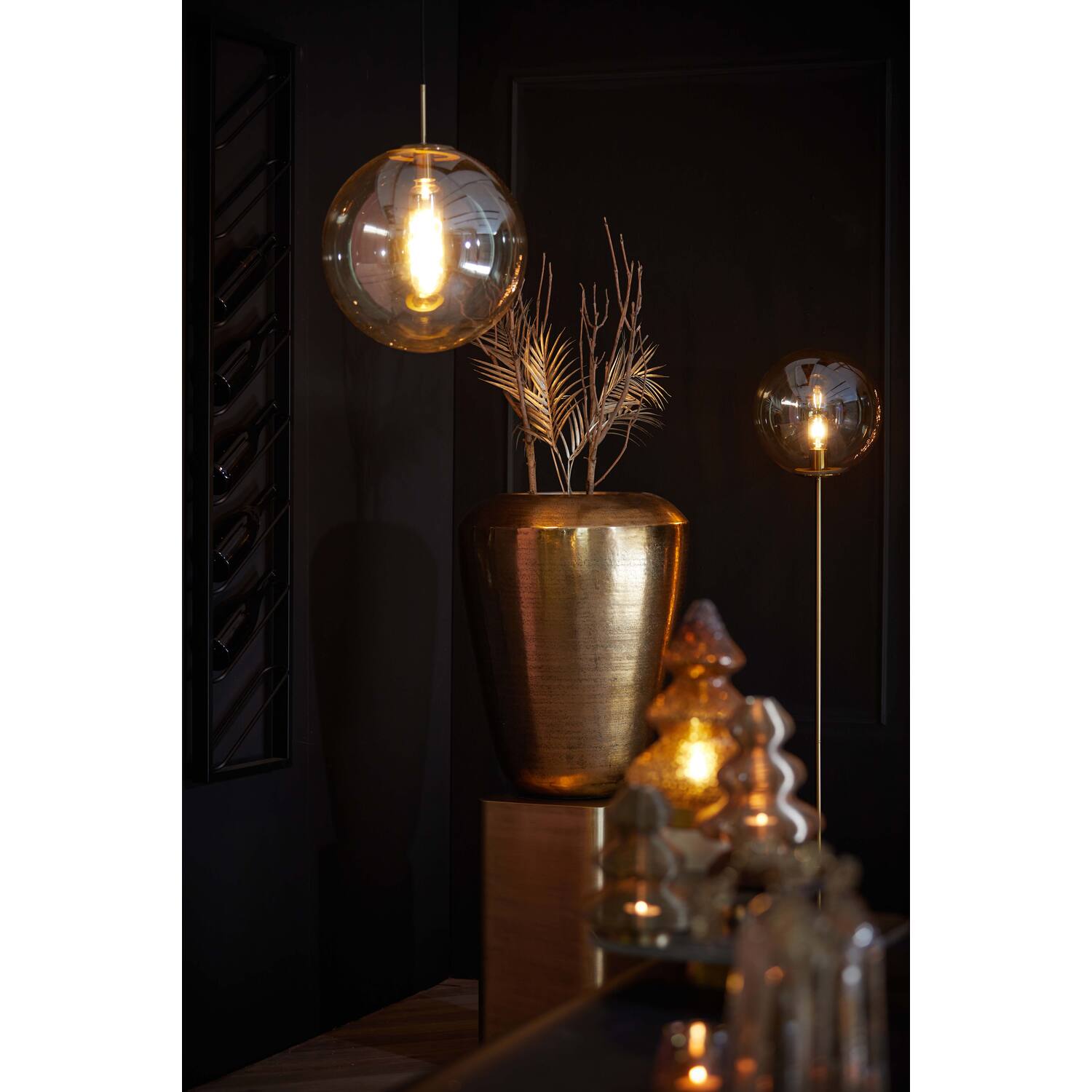 Vaas deco Ø53x89 cm LOUIE antiek brons