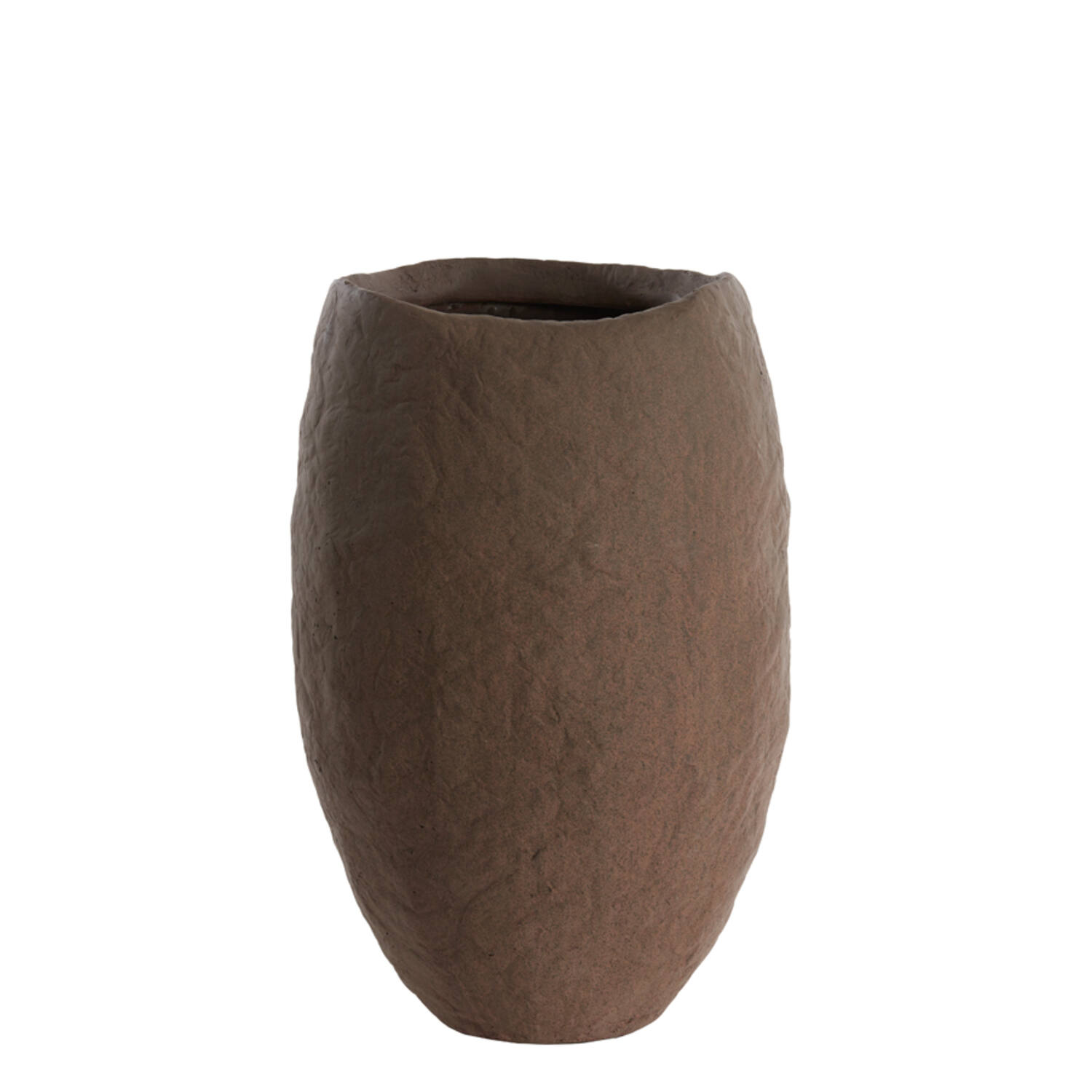 Vaas deco Ø39x58 cm TINGRI bruin
