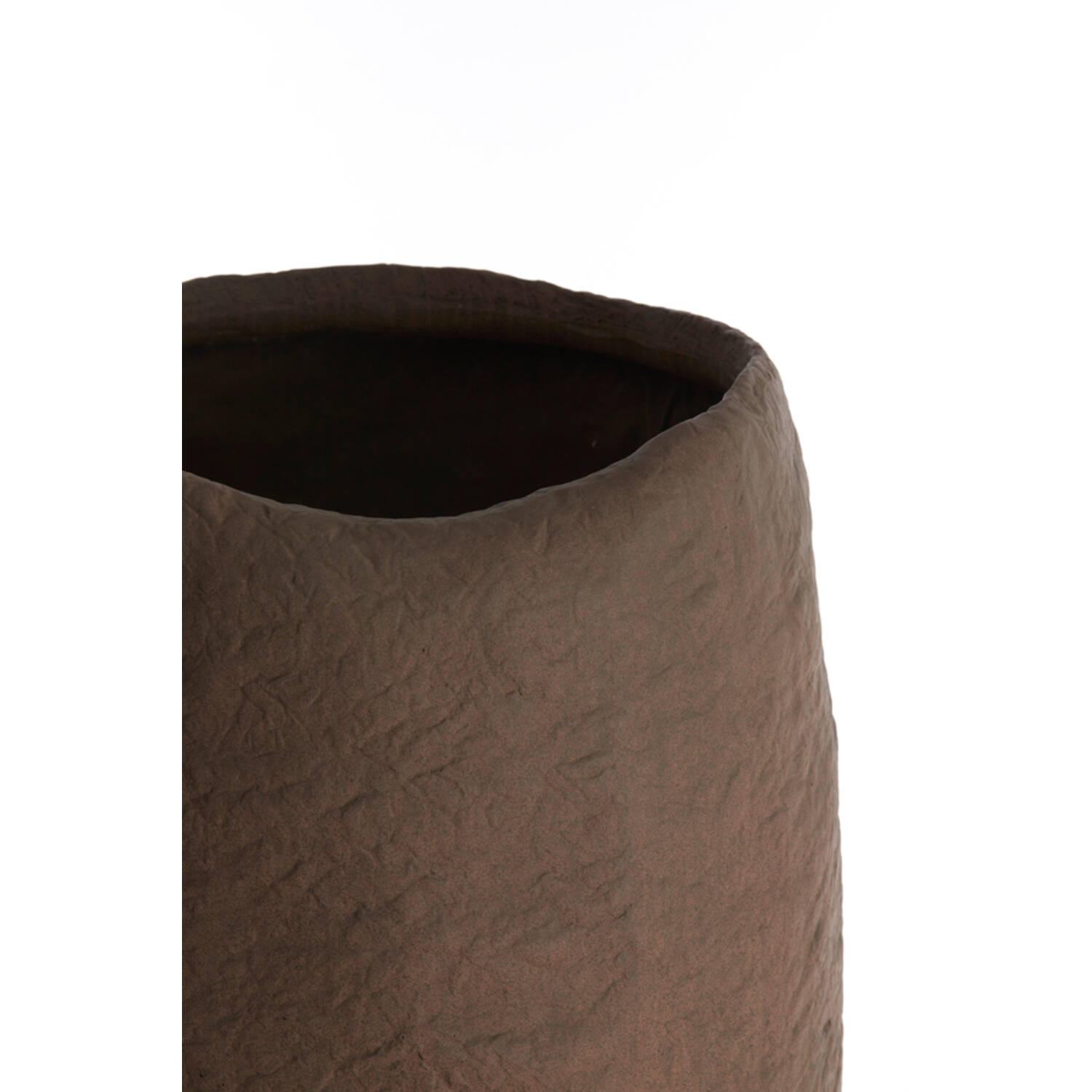 Vaas deco Ø59x90 cm TINGRI bruin