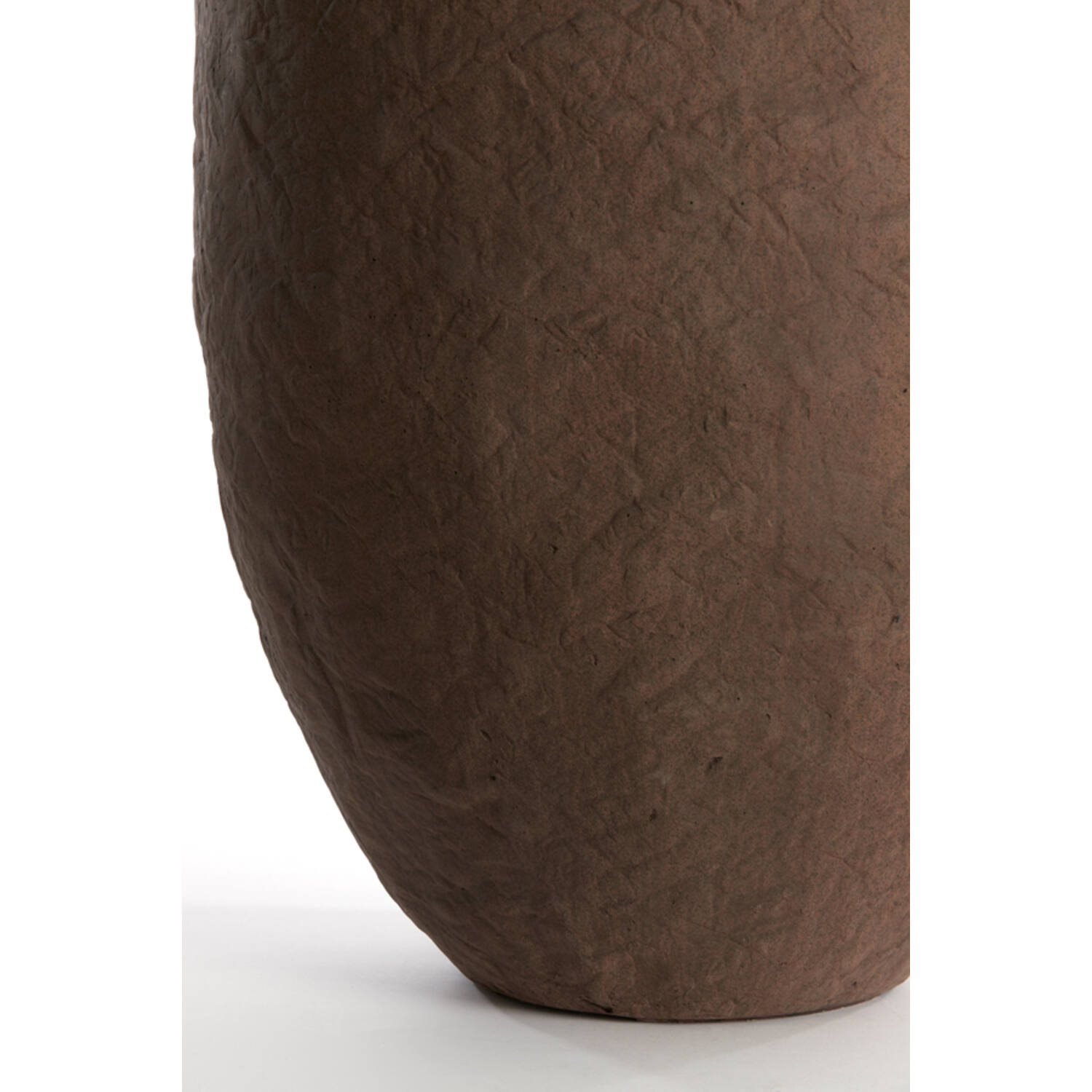 Vaas deco Ø59x90 cm TINGRI bruin