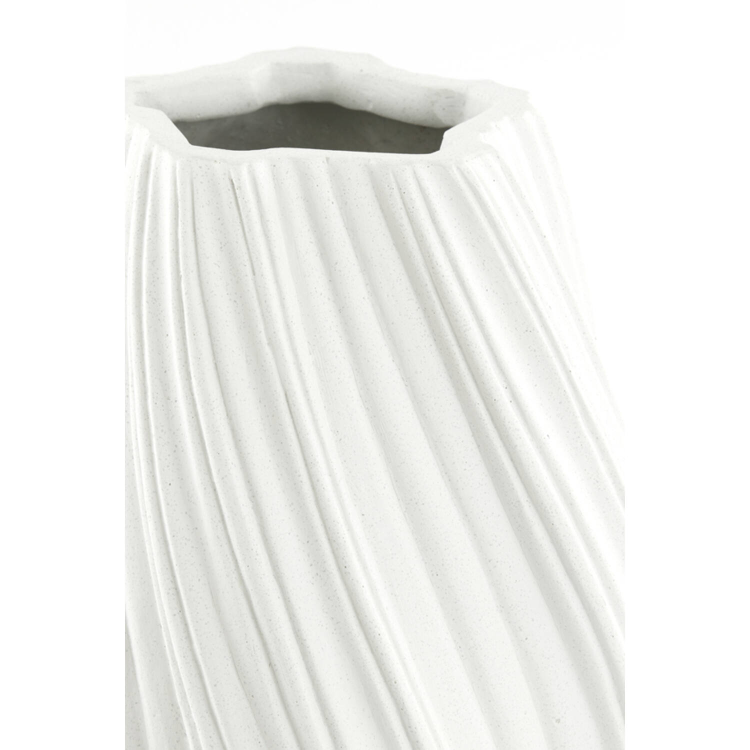 Vaas deco Ø30x52 cm YATUNG crème