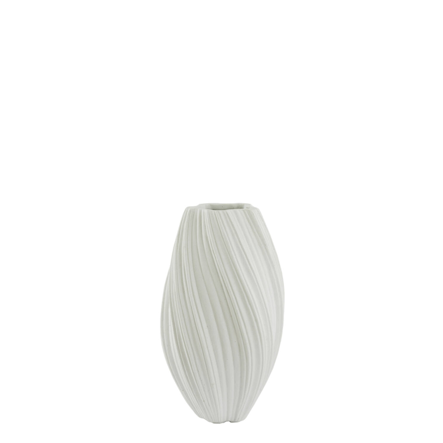 Vaas deco Ø30x52 cm YATUNG crème