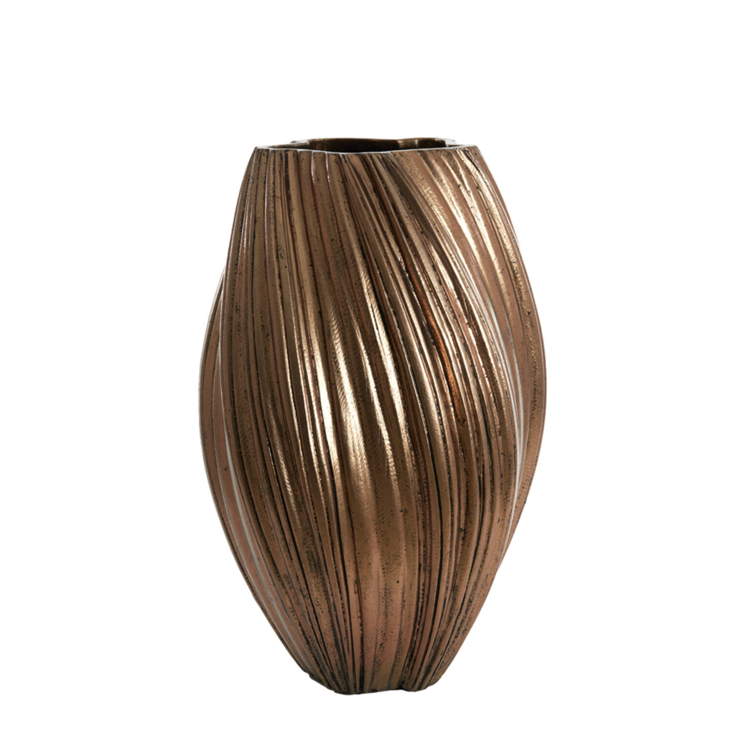 Vaas deco Ø52x81 cm YATUNG antiek brons