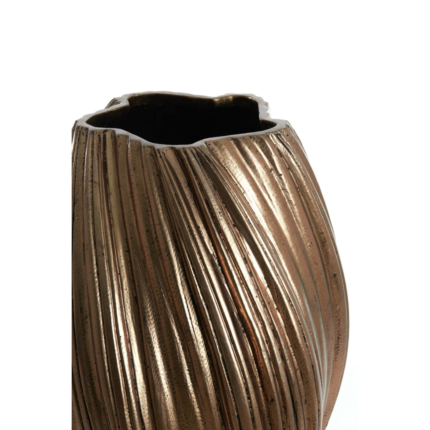 Vaas deco Ø52x81 cm YATUNG antiek brons
