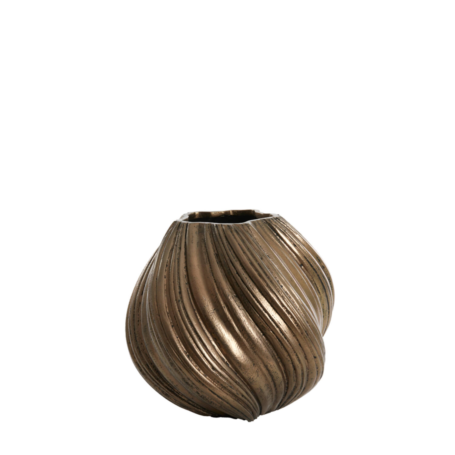 Vaas deco Ø52x48 cm YATUNG antiek brons