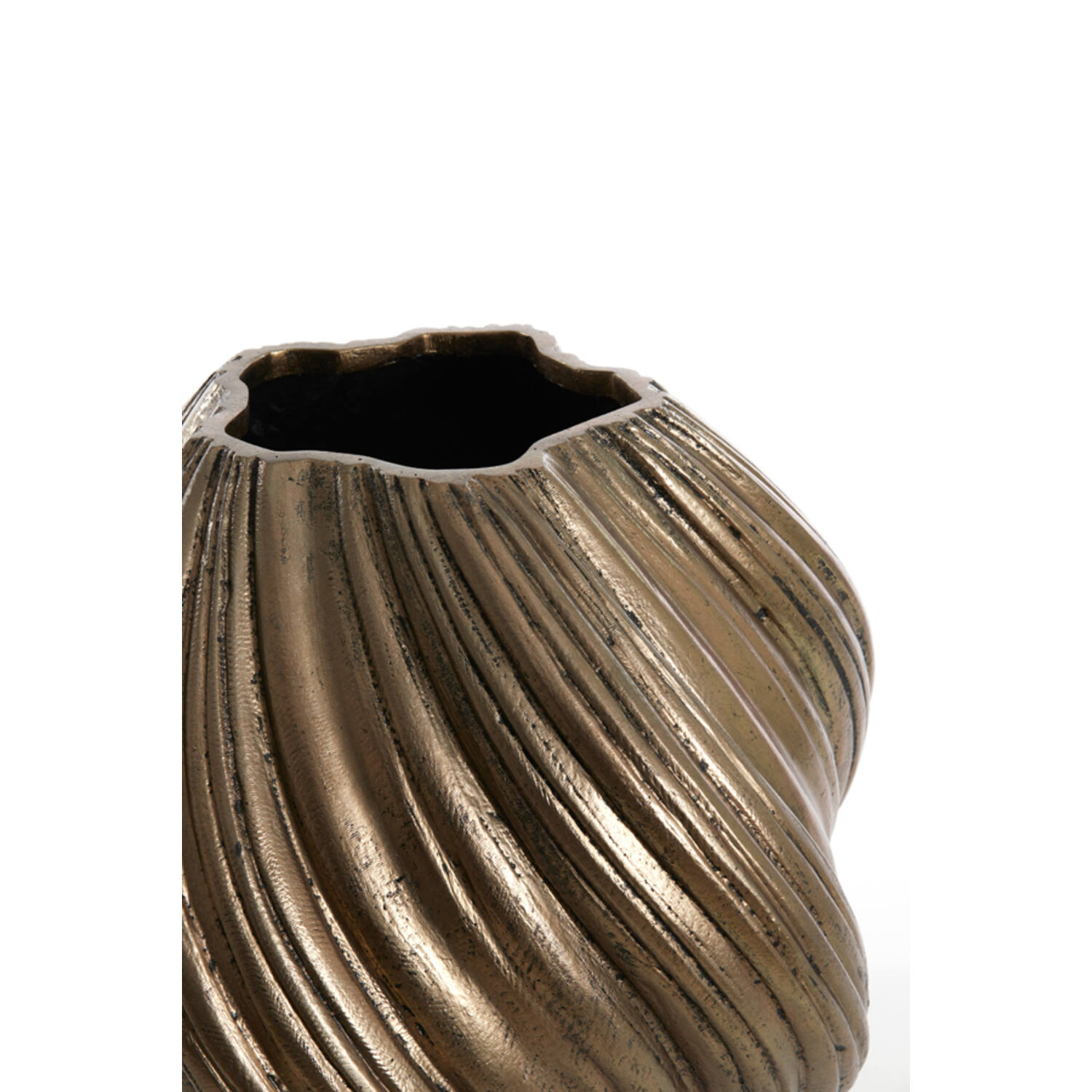 Vaas deco Ø52x48 cm YATUNG antiek brons