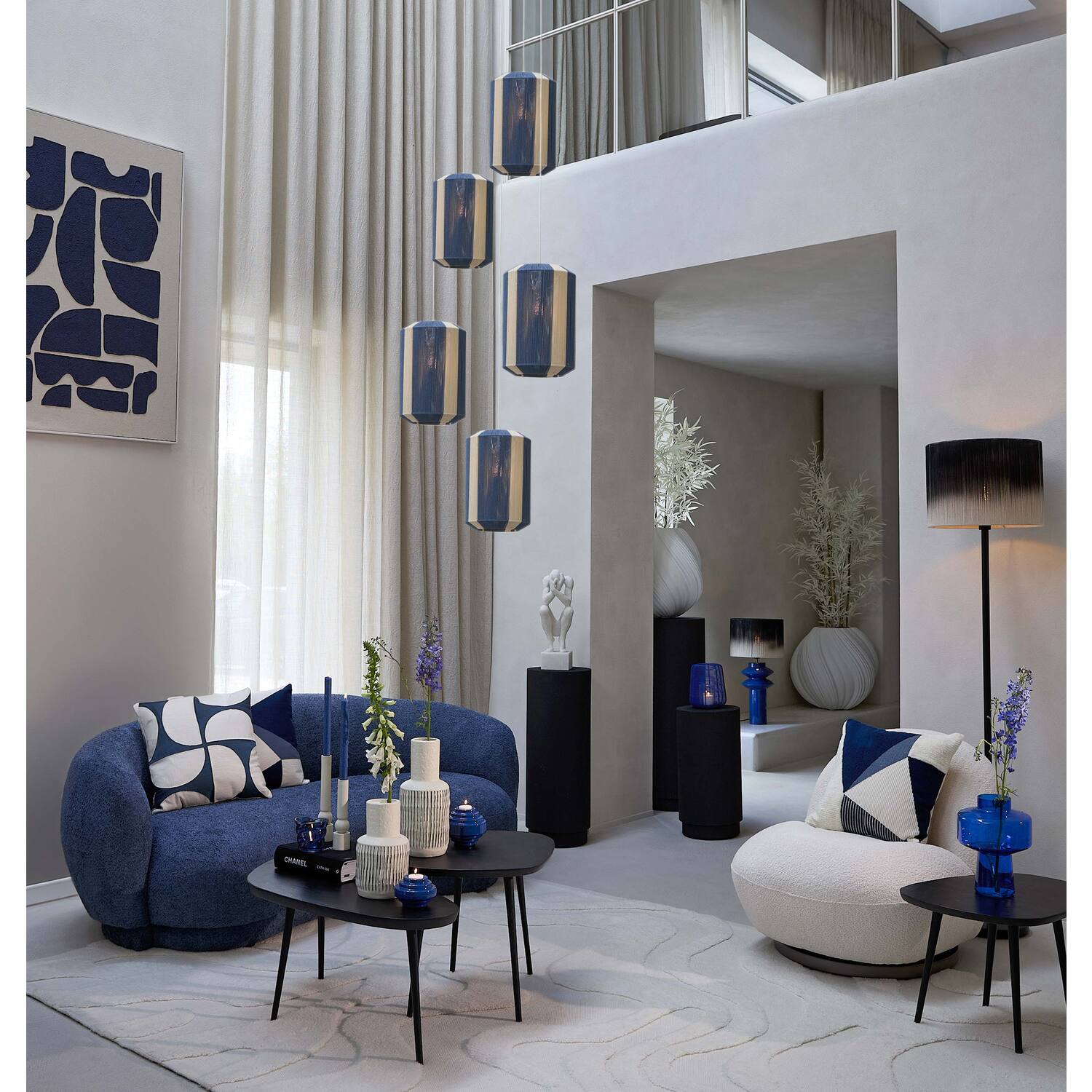 Vaas deco Ø65x60 cm YATUNG crème