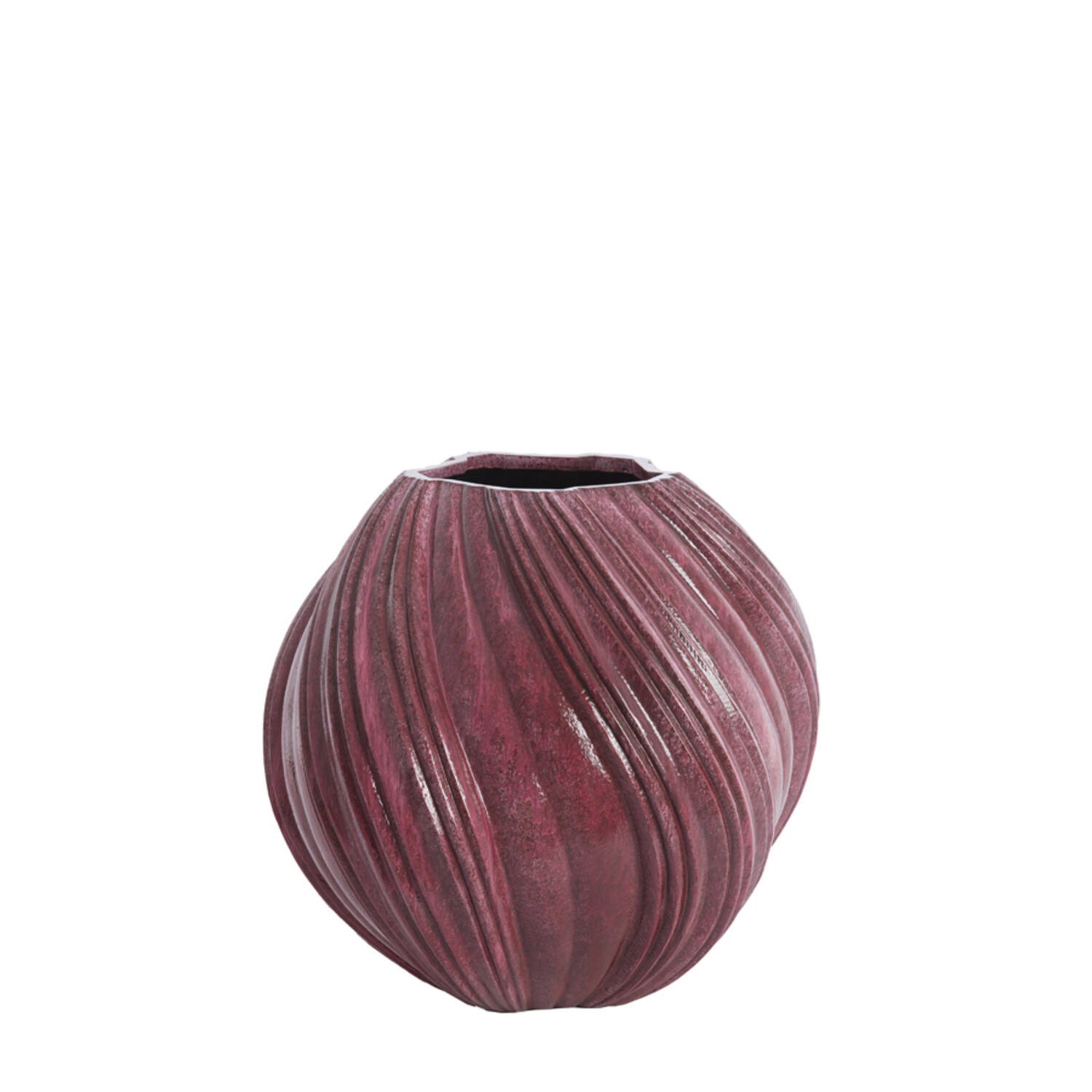 Pot deco Ø65x60 cm YATUNG shiny eggplant