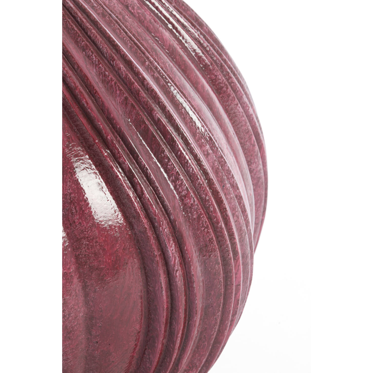 Pot deco Ø65x60 cm YATUNG shiny eggplant