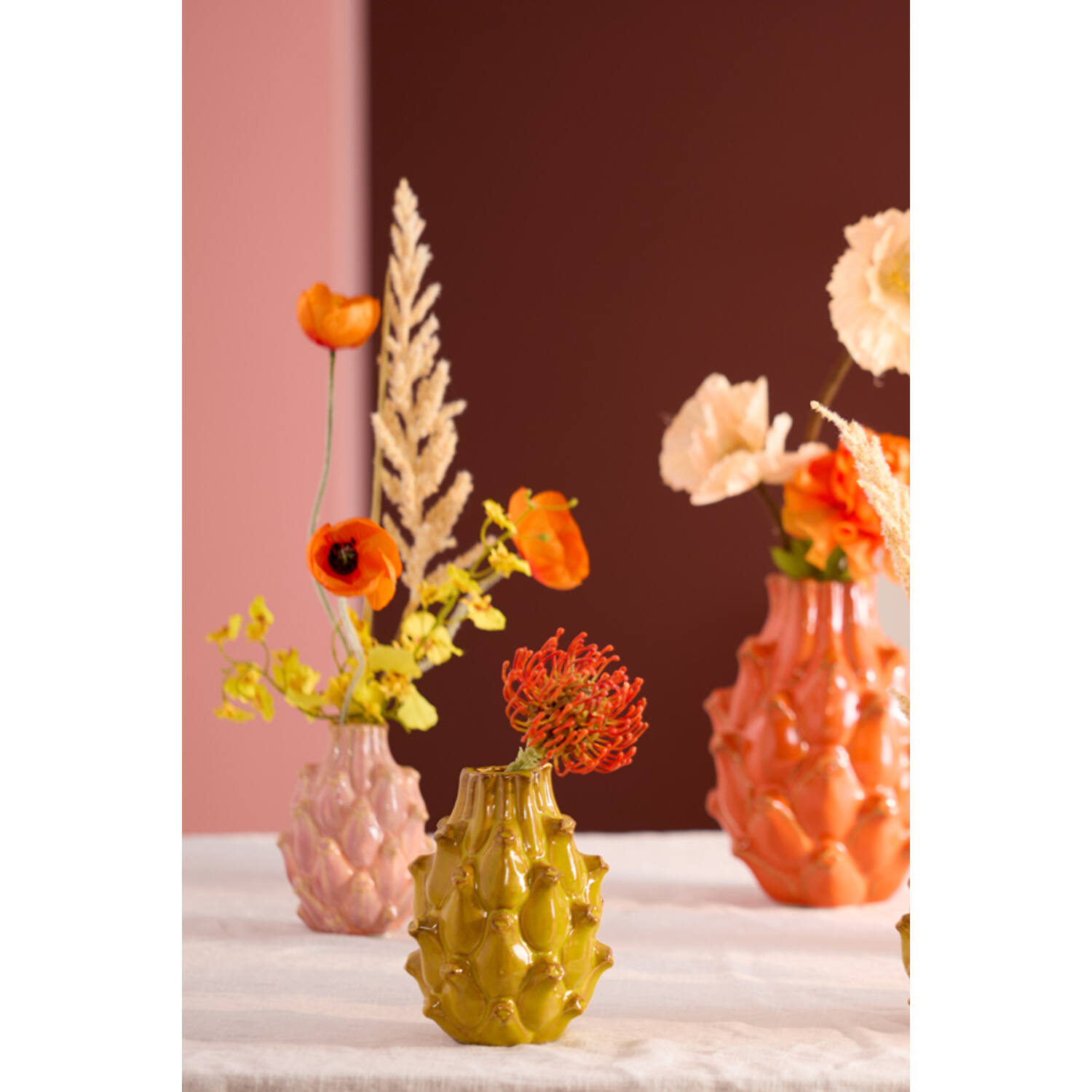 Vase deco Ø9,5x13 cm TAYA ceramics pink