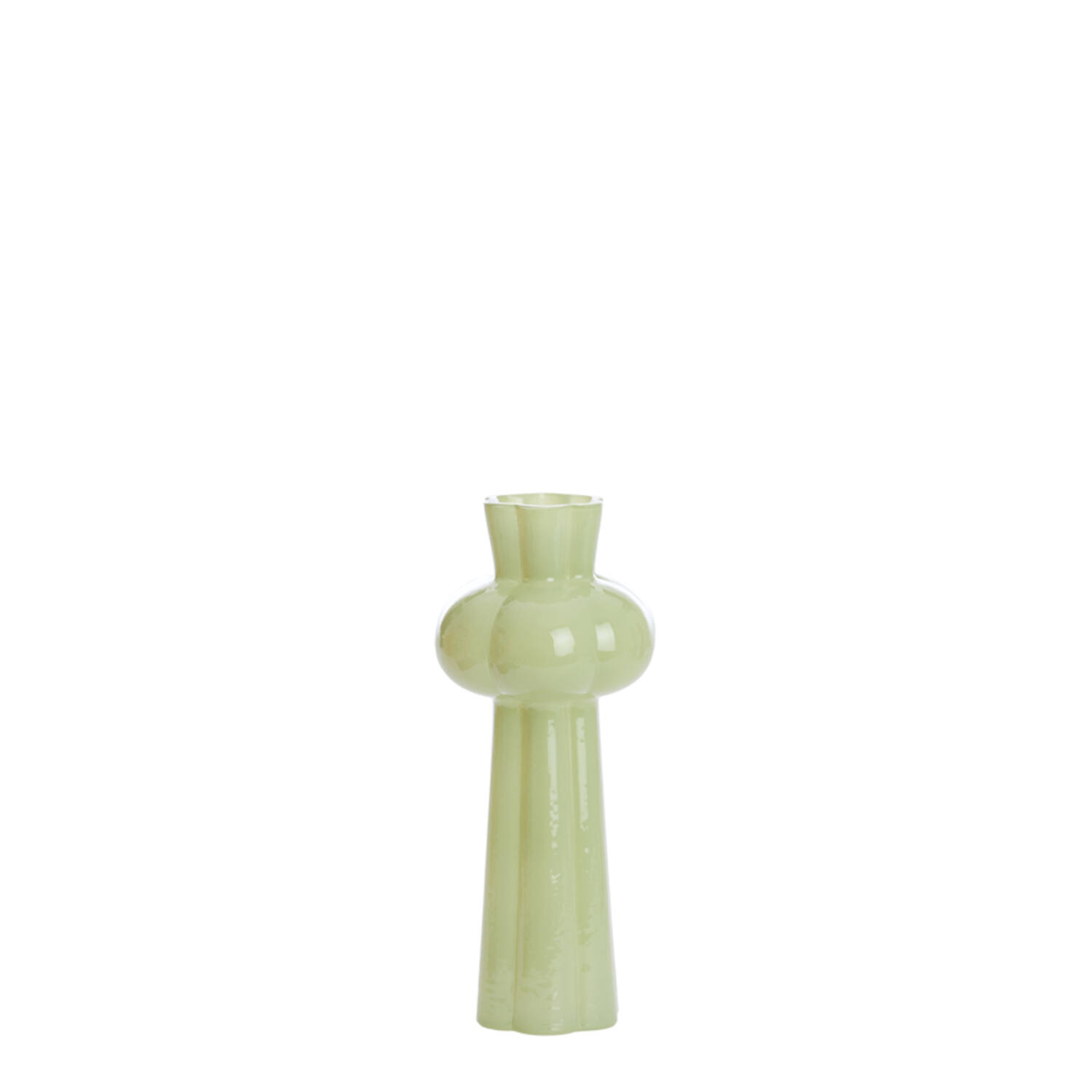 Vase Ø11x25 cm KORTESU glass mint green