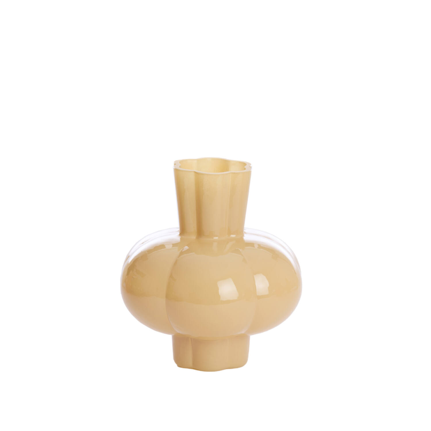 Vaas Ø19x20 cm KORTOSI glas beige