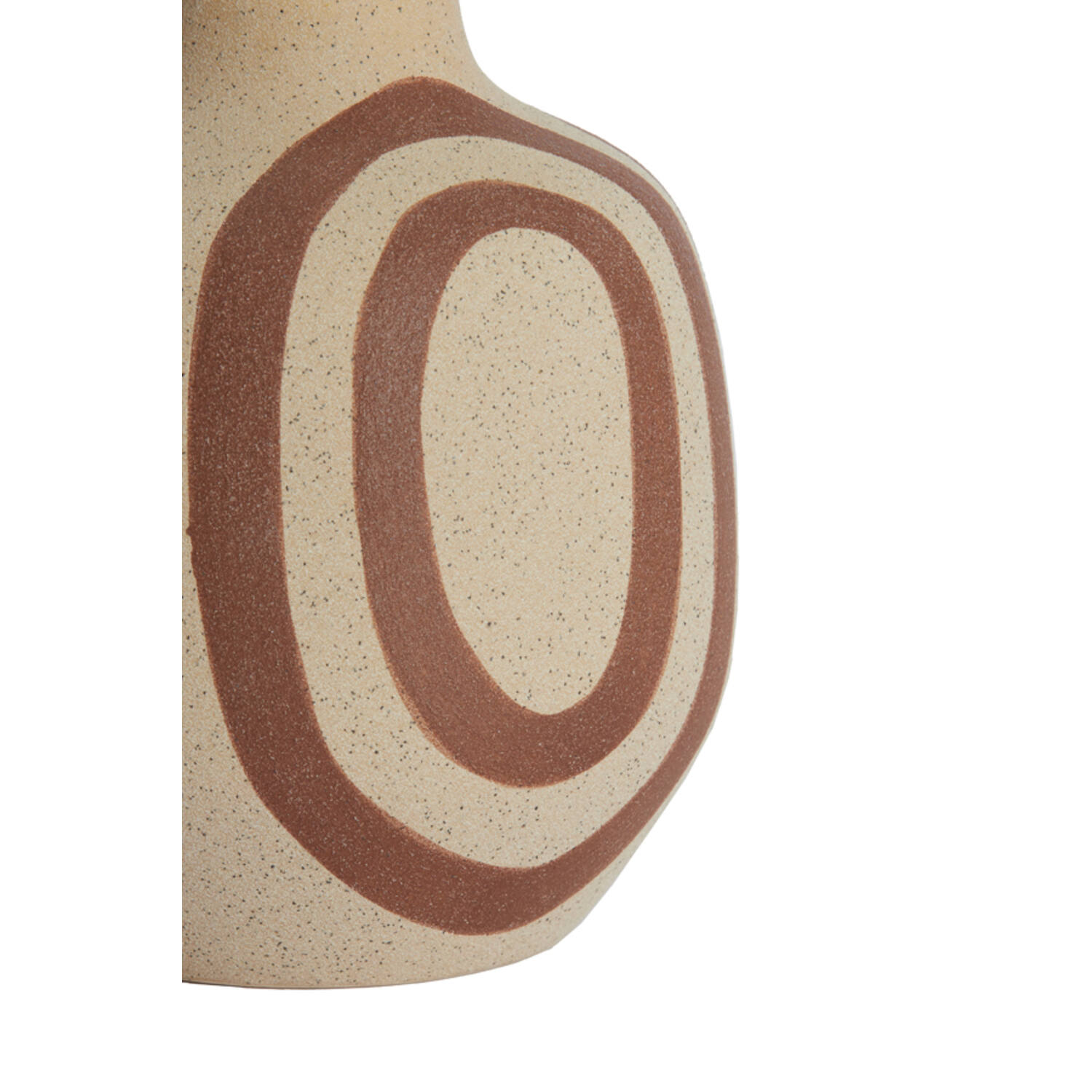 Vase deco Ø16x18,5 cm UMYA ceramics matt sand-terra