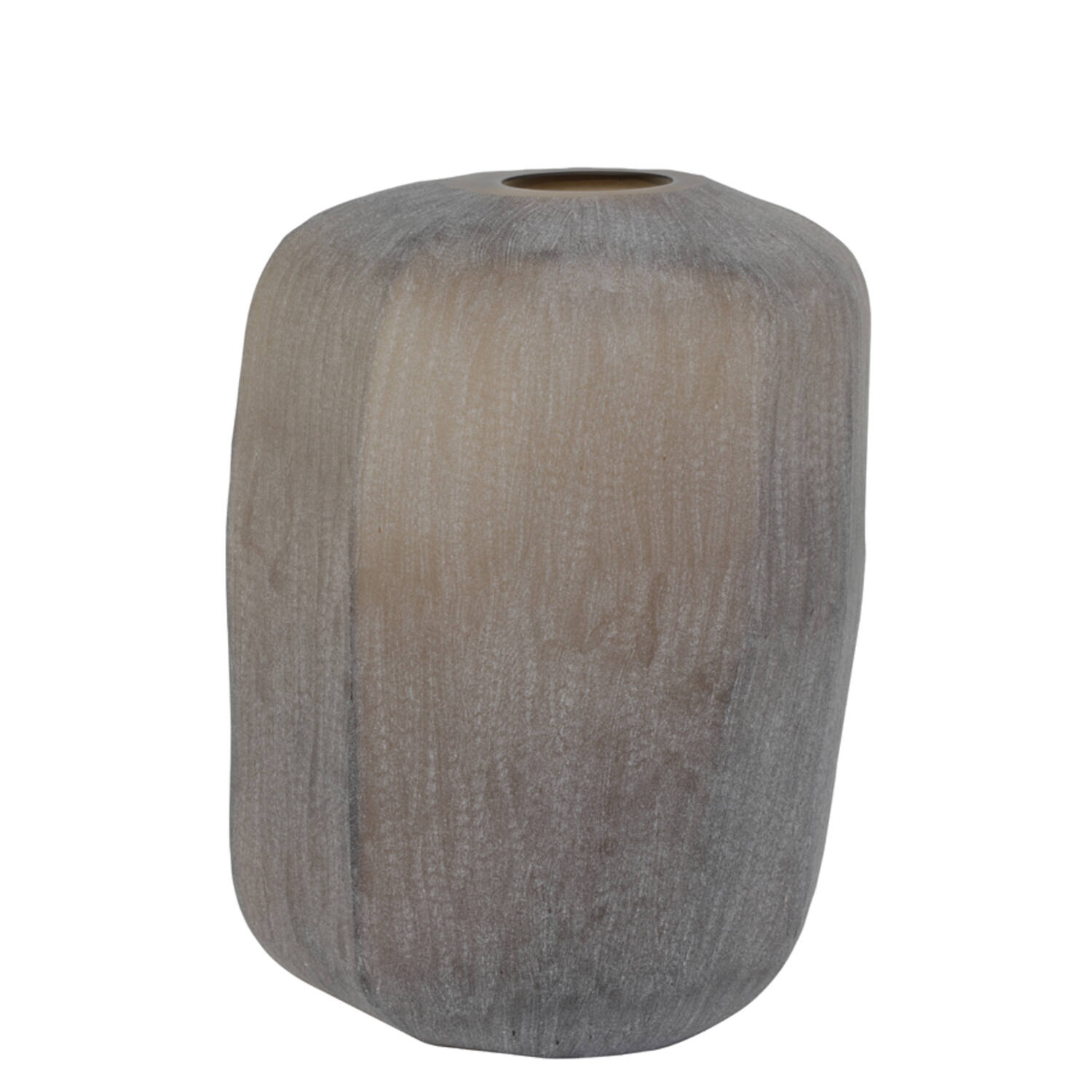 Vaas Ø33x42 cm PACENGO glas donker bruin