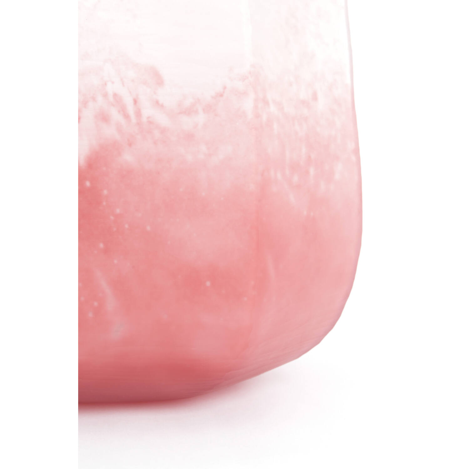 Vase Ø33x42 cm PACENGO glass coral-light pink