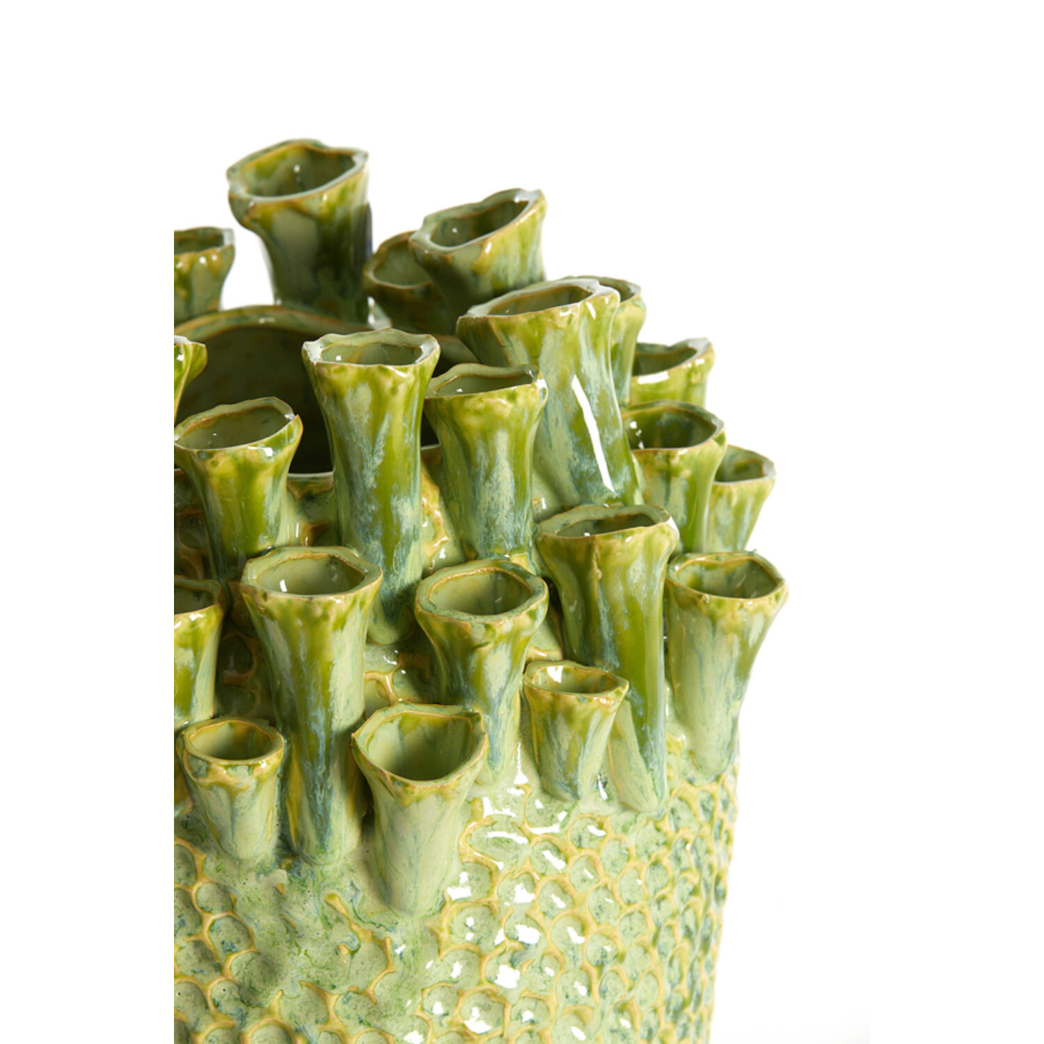 Vase deco Ø29x33 cm KYRAL ceramics mint green
