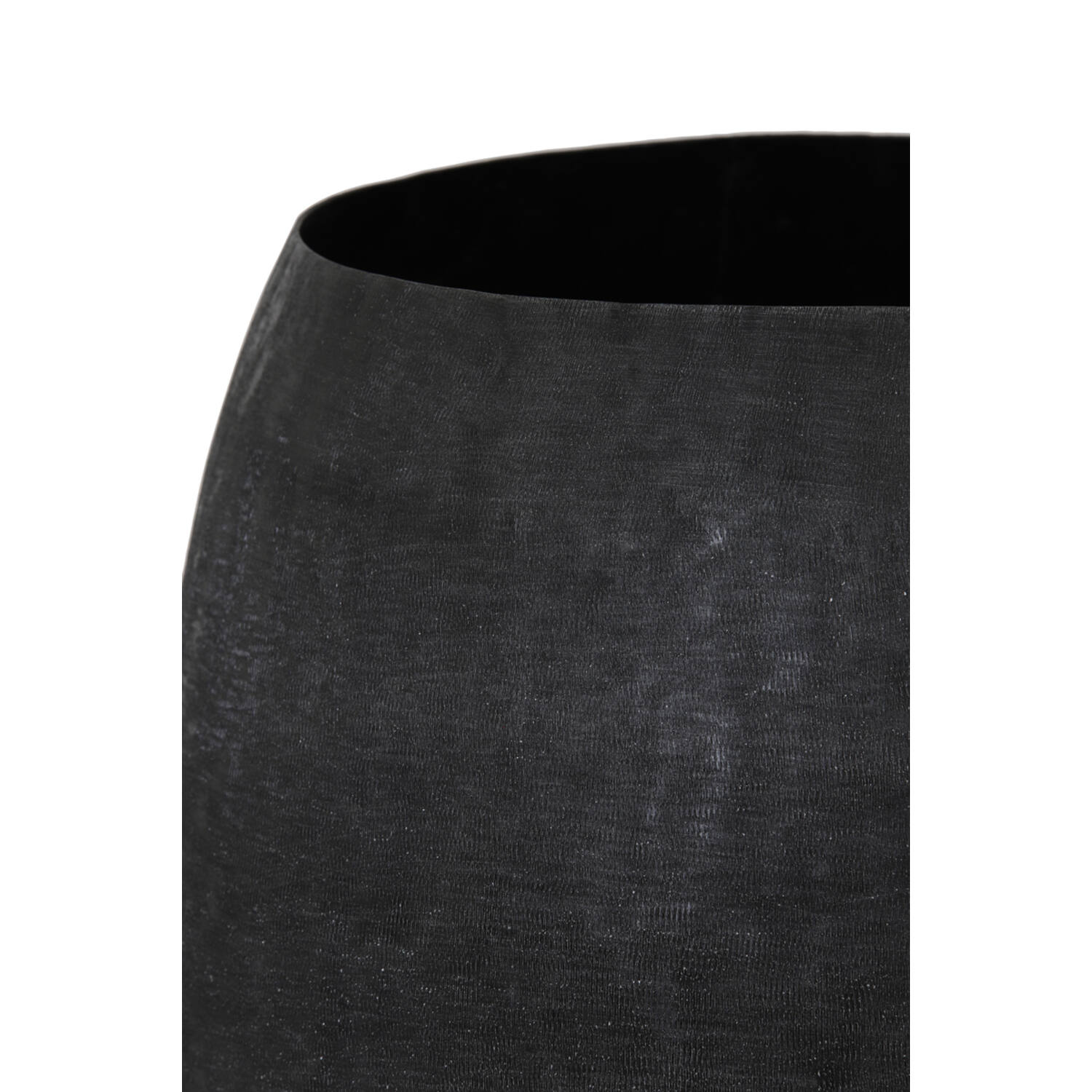 Pot deco Ø39x42 cm GENOLI mat zwart