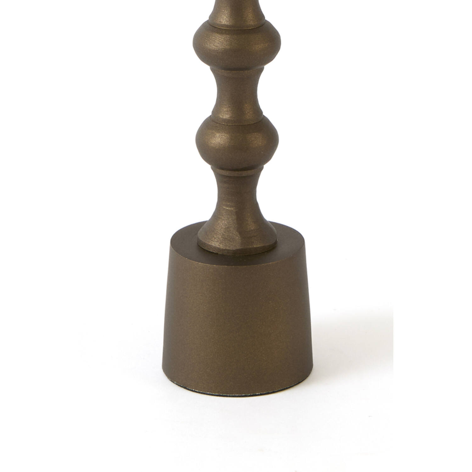Candle stick Ø4,5x16 cm BABIMO matt brown-bronze