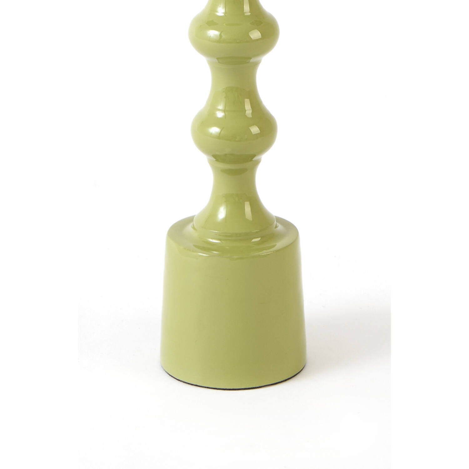 Candle stick Ø4,5x16 cm BABIMO shiny light green