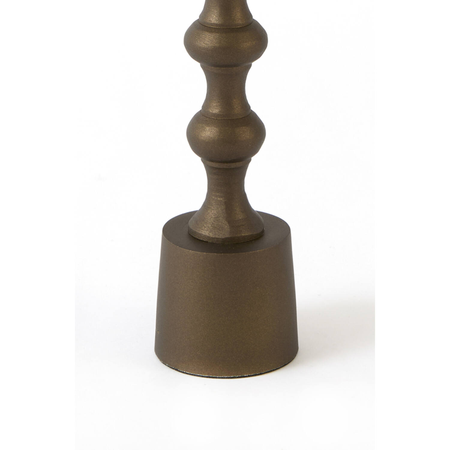 Candle stick Ø4,5x20 cm BABIMO matt brown-bronze