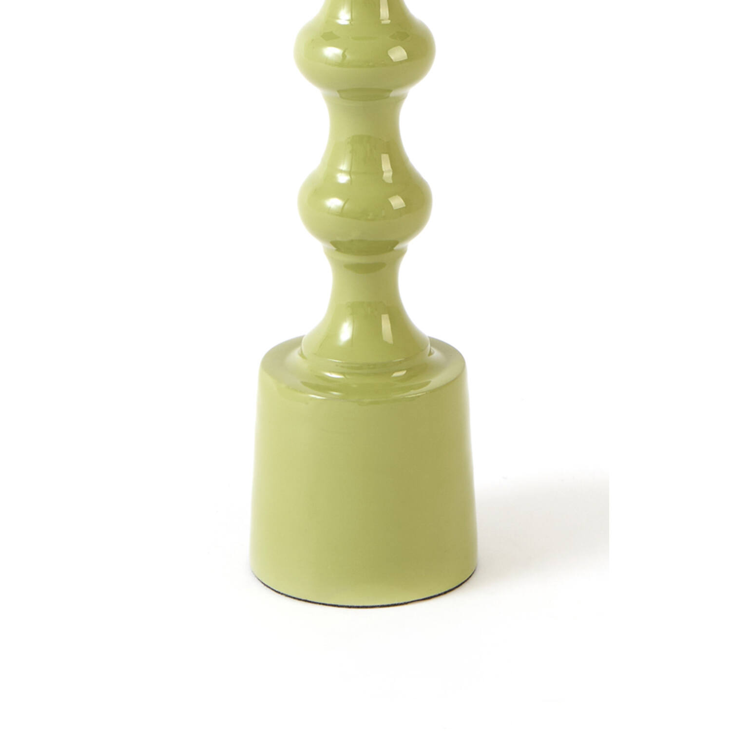 Candle stick Ø4,5x20 cm BABIMO shiny light green