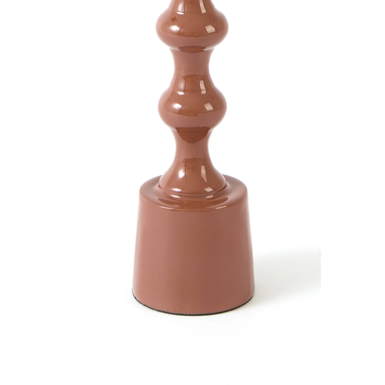 Candle stick Ø4,5x20 cm BABIMO shiny terra