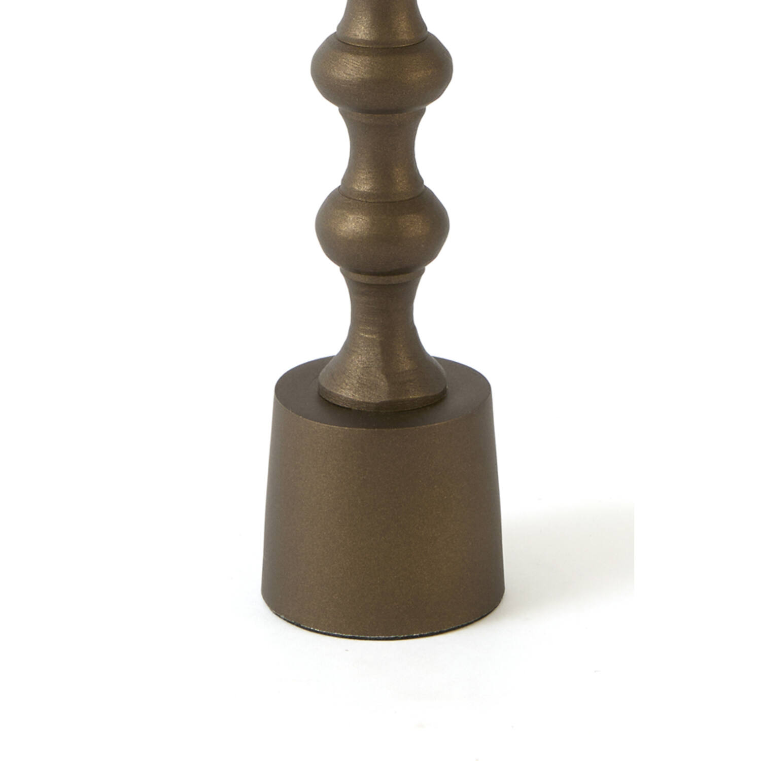 Candle stick Ø4,5x24 cm BABIMO matt brown-bronze