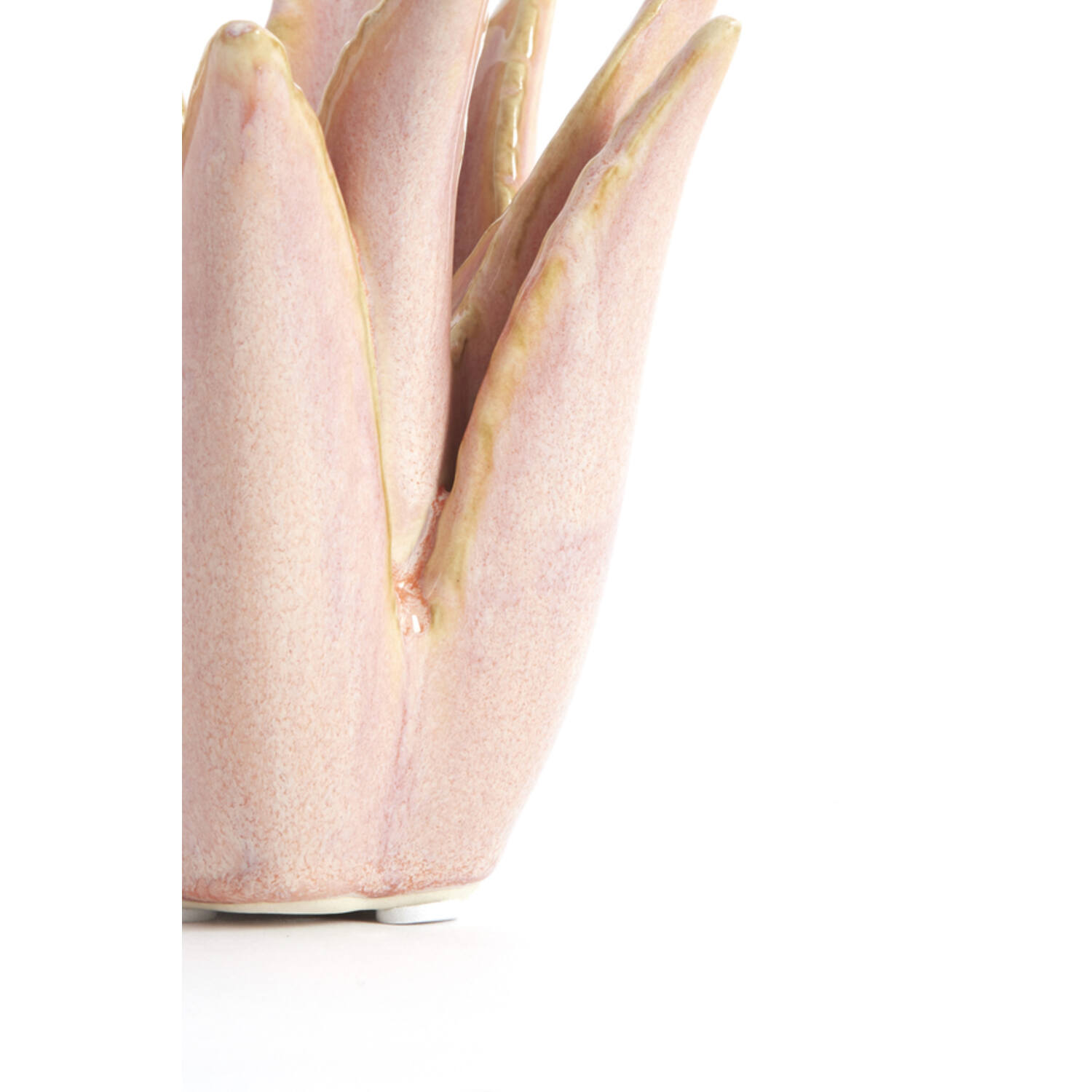Candle stick Ø11,5x11,5 cm CACTUS ceramics coral