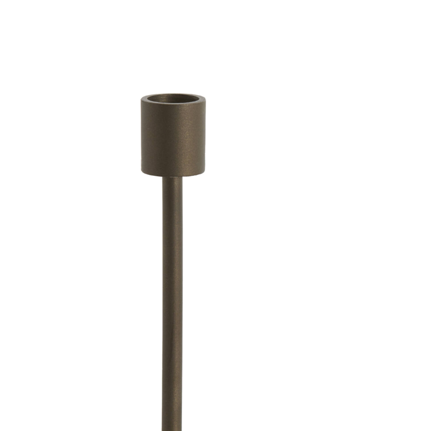 Candle stick Ø5x28 cm YASILO brown-bronze