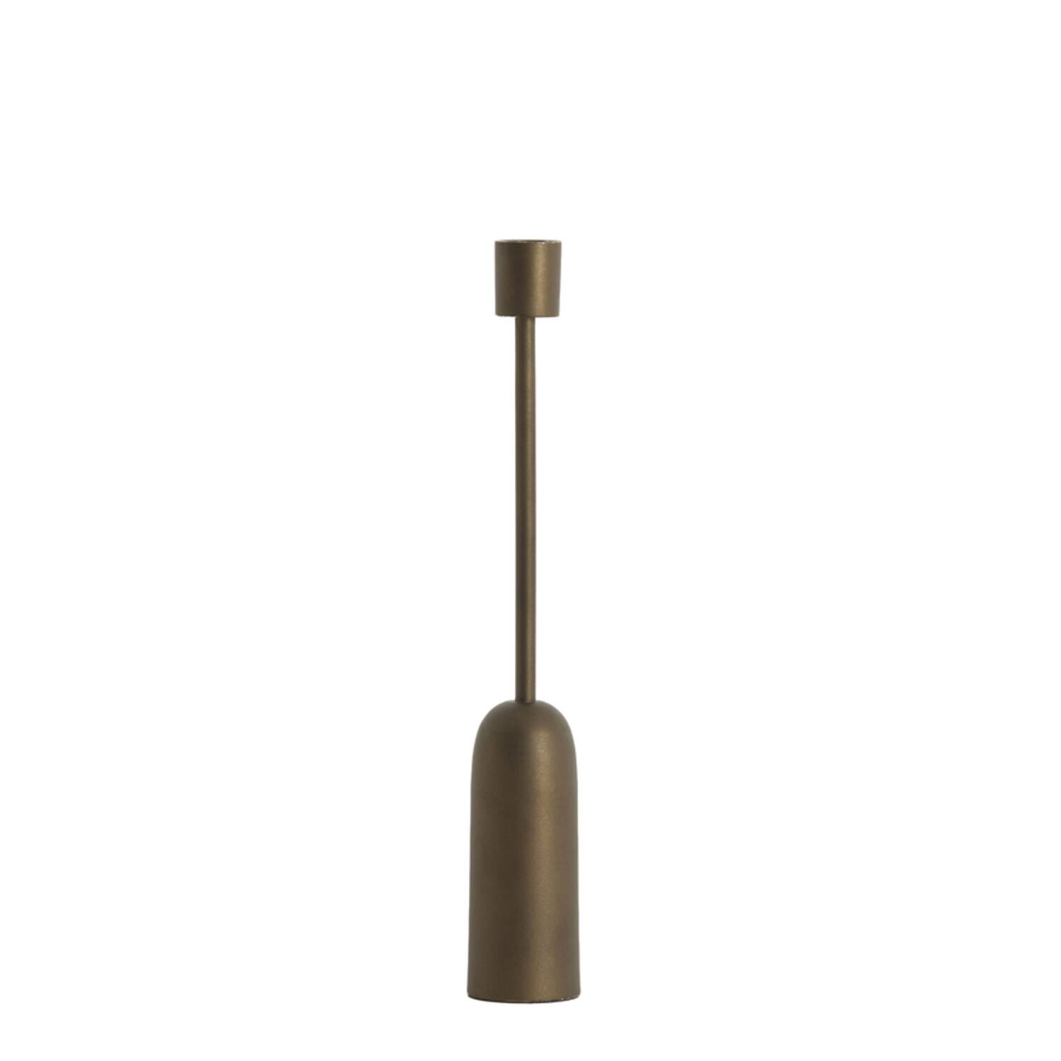 Candle stick Ø5x33,5 cm YASILO brown-bronze